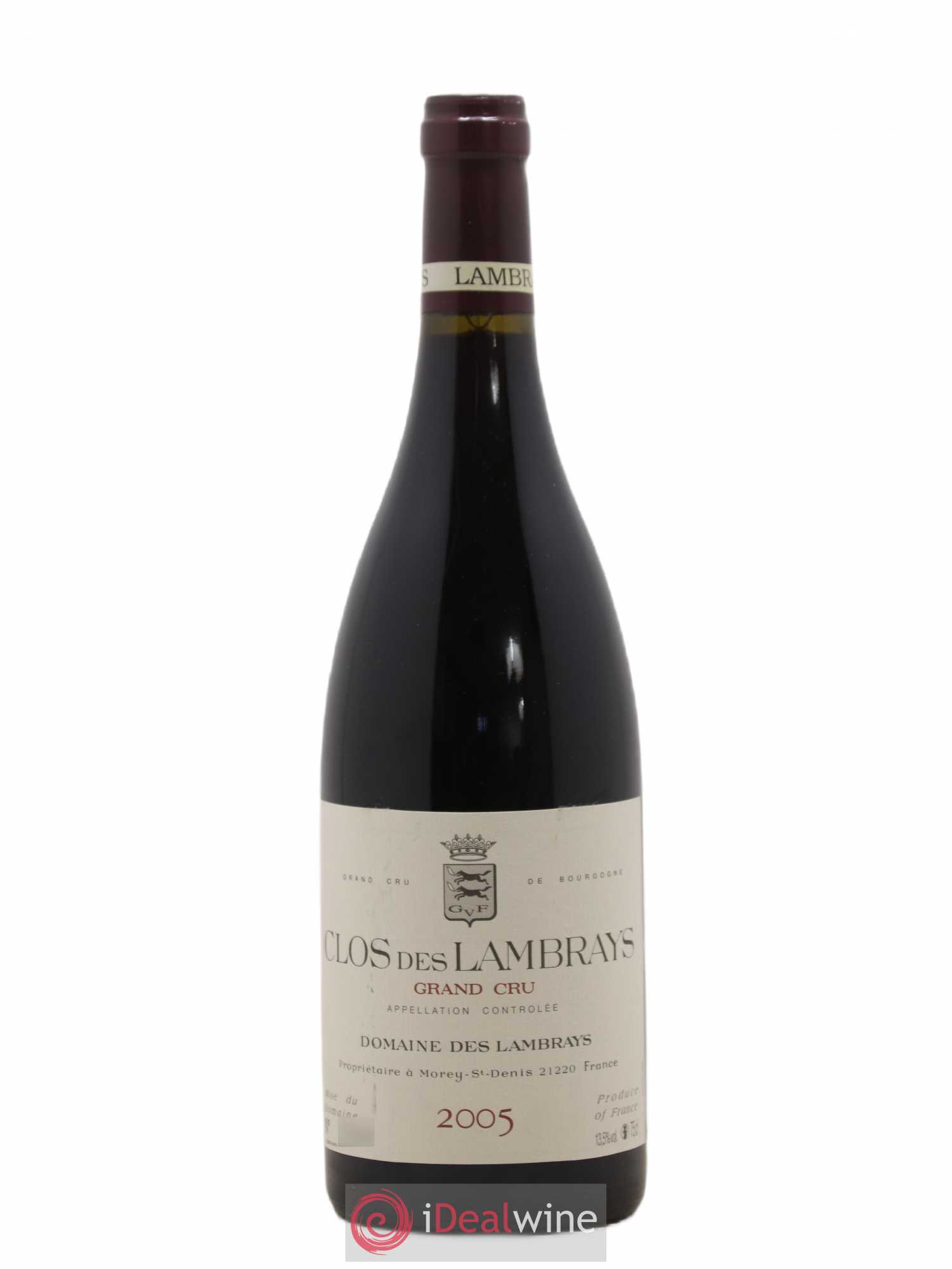 Clos des Lambrays Grand Cru Domaine des Lambrays 2005 - Lot de 1 bouteille - 0
