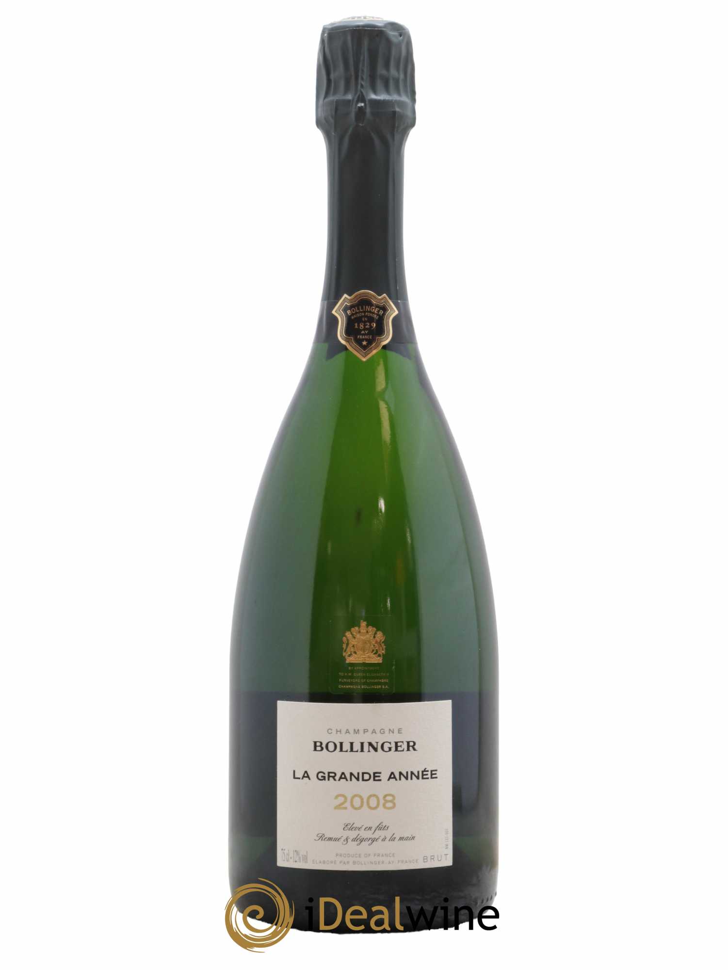 La Grande Année Brut Bollinger 2008 - Lot de 1 bouteille - 0