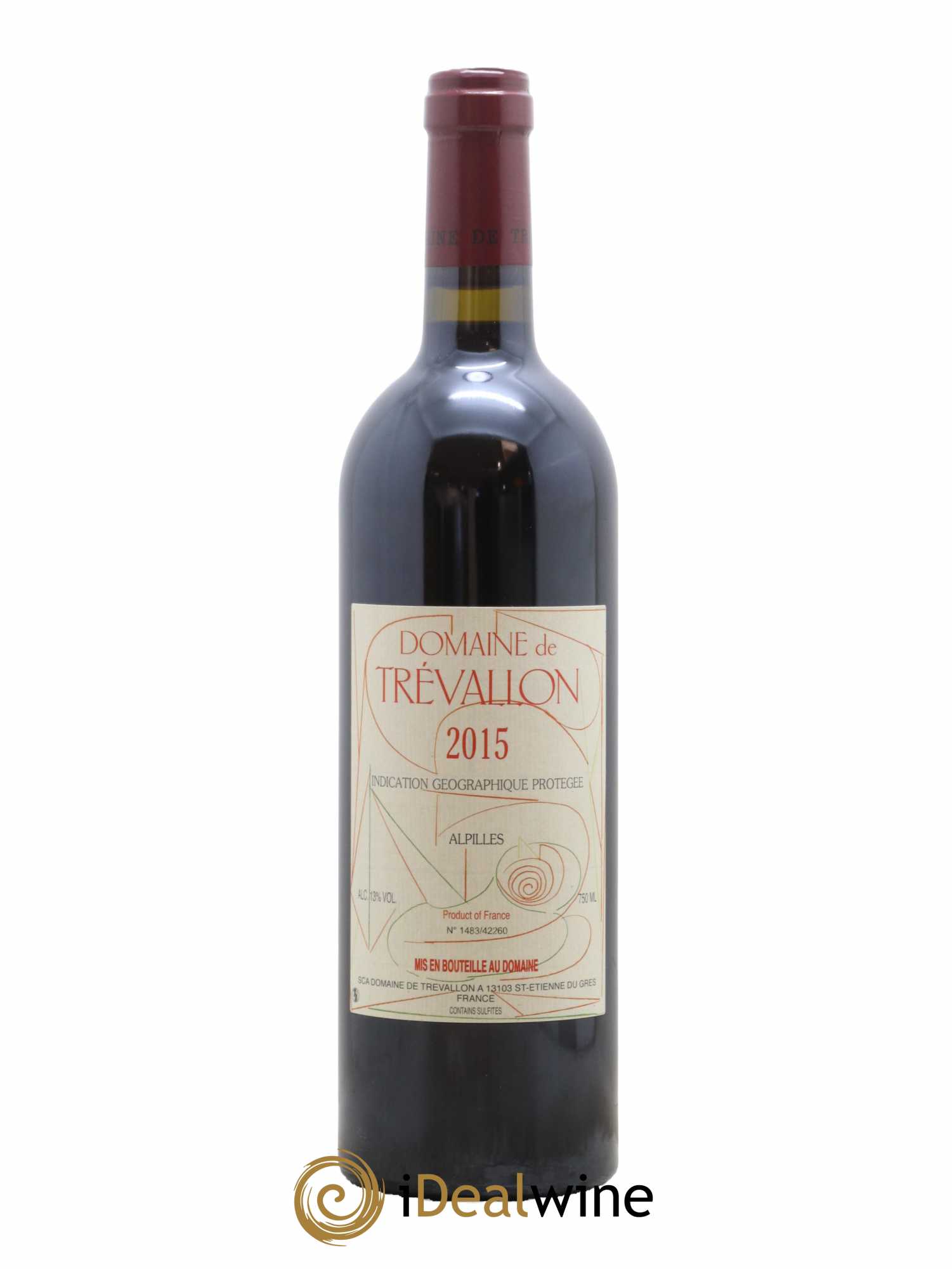 Alpilles Trévallon (Domaine de) Eloi Dürrbach 2015 - Lot de 1 bouteille - 0