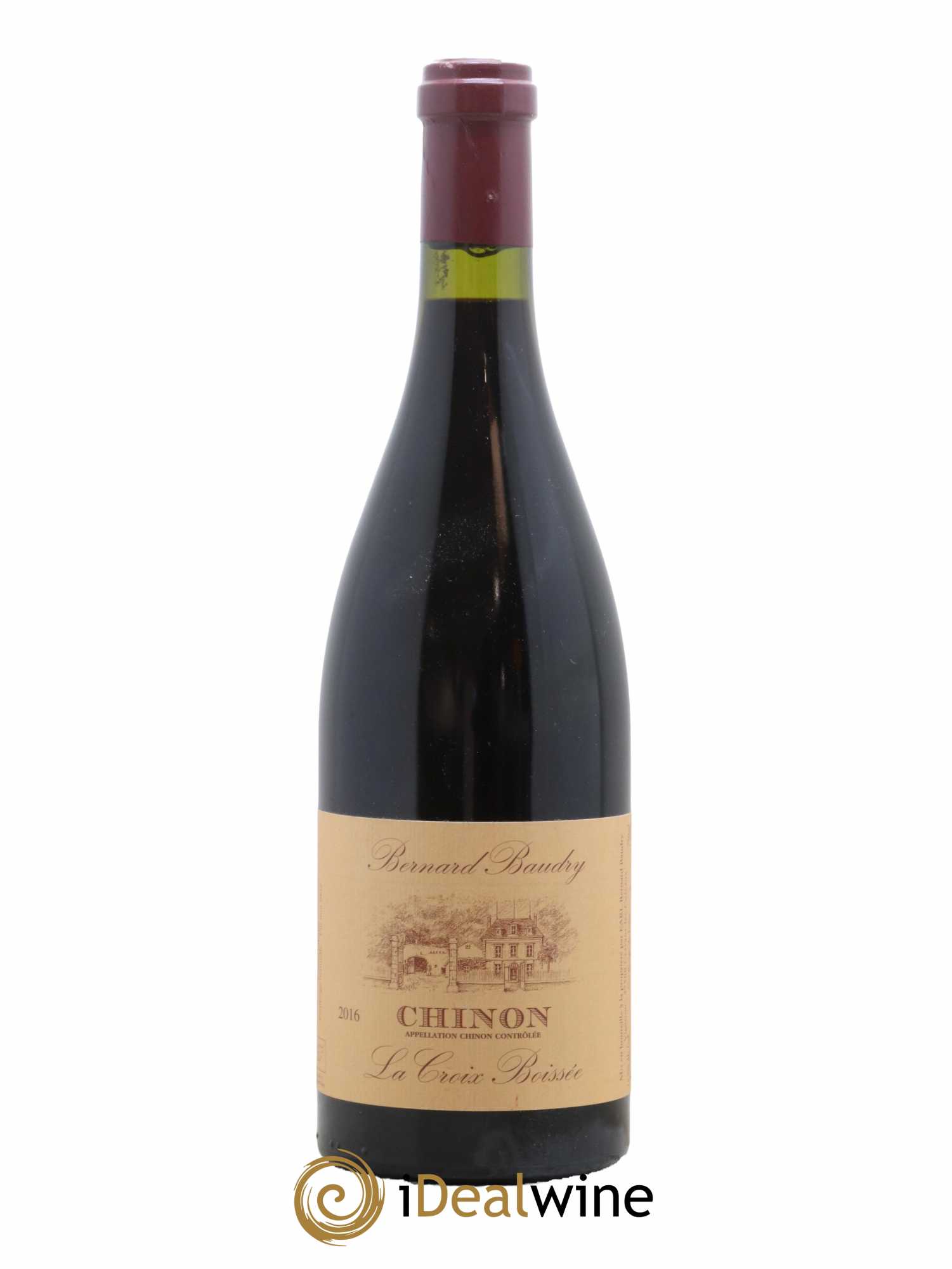 Chinon La Croix Boissée Bernard Baudry 2016 - Lot de 1 bouteille - 0