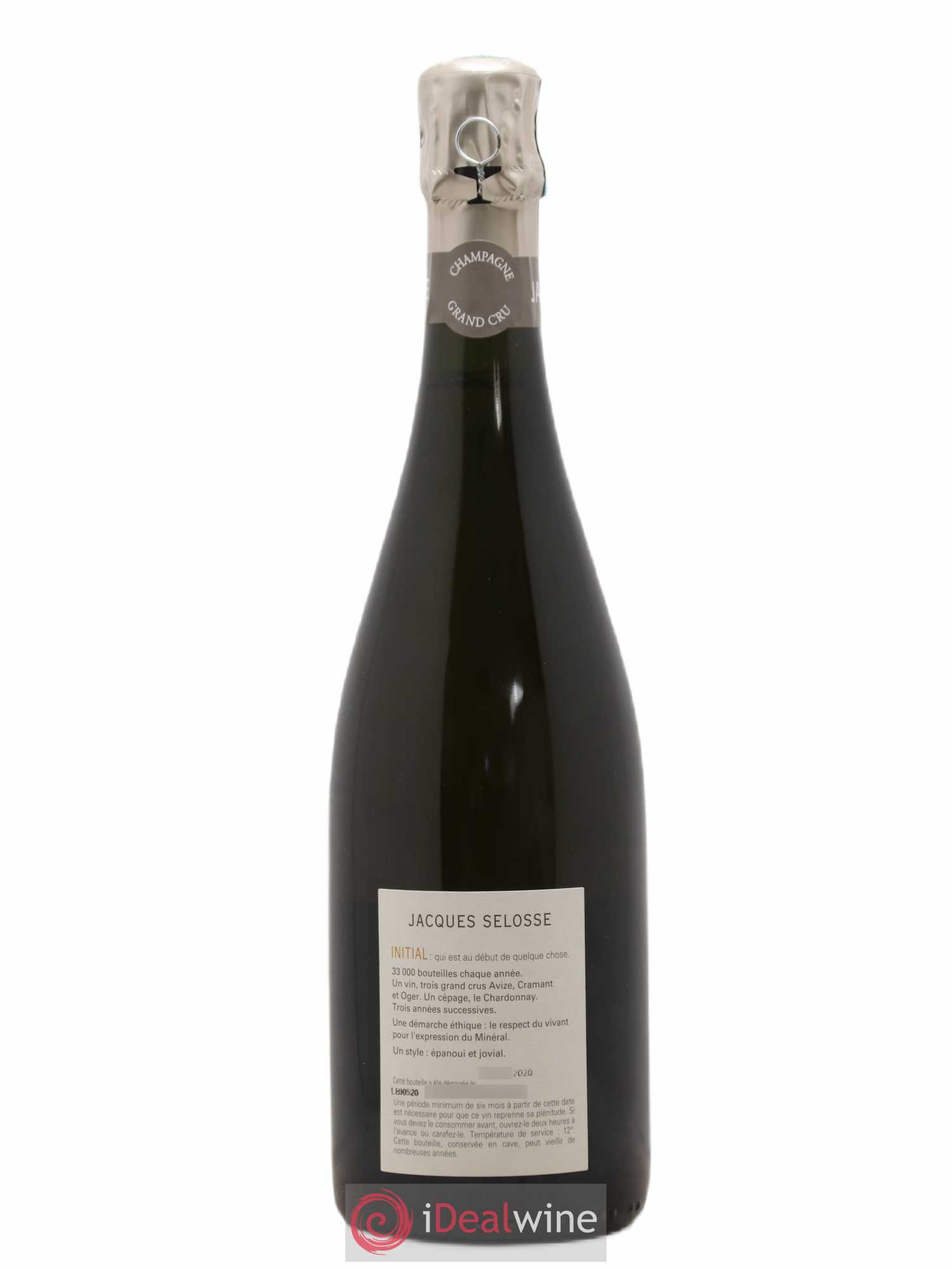 Initial Brut Jacques Selosse - Lot de 1 bouteille - 1