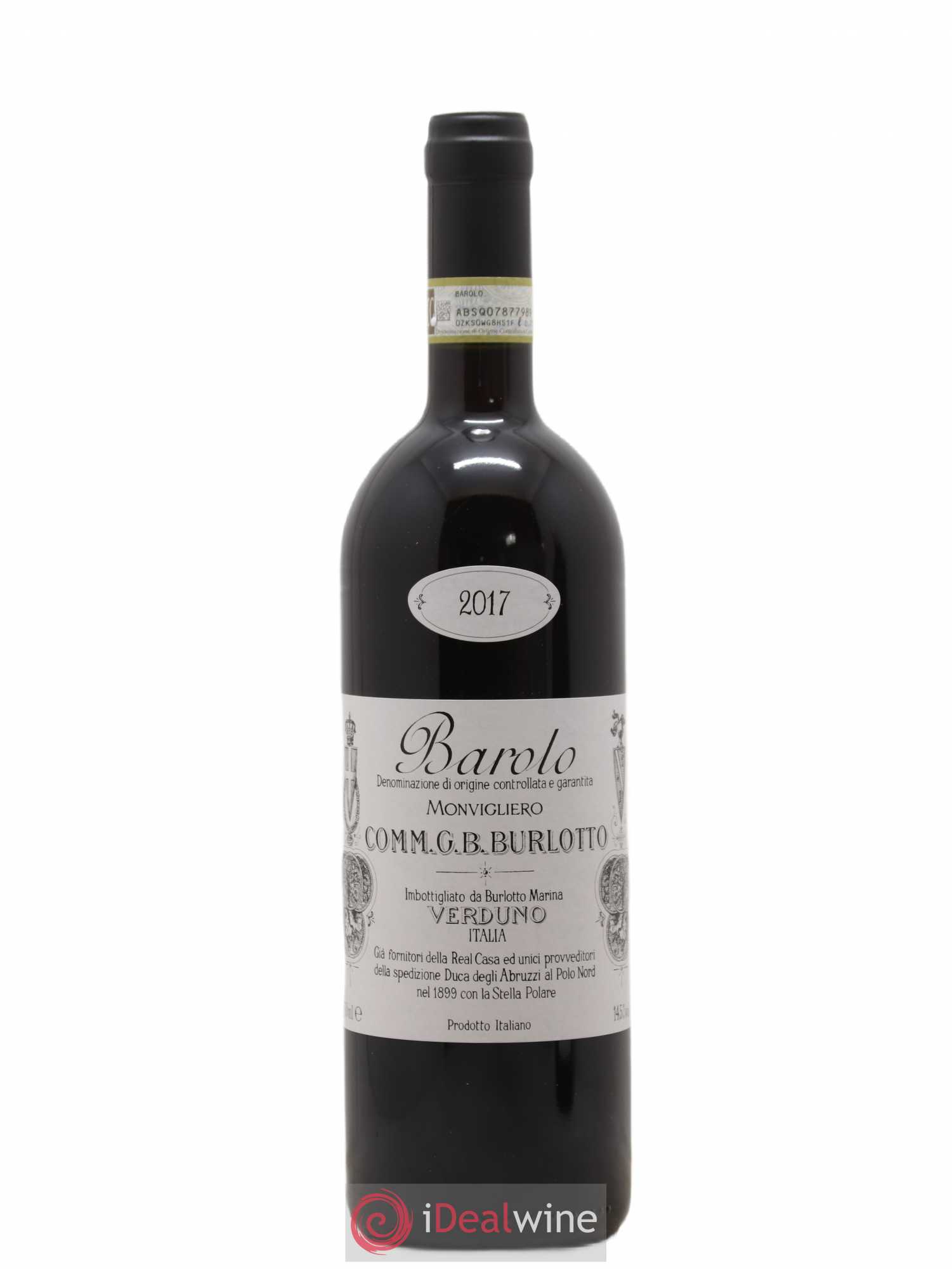 Barolo DOCG Monvigliero Comm. Giovan Battista Burlotto 2017 - Lot de 1 bouteille - 0