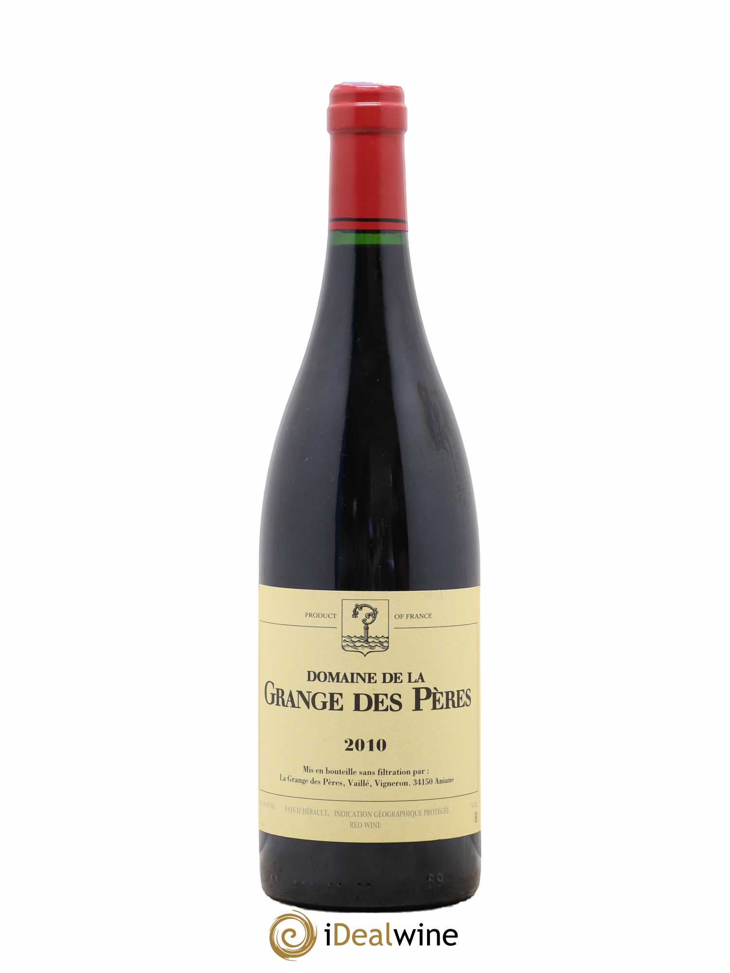 Pays d'Hérault Grange des Pères Laurent Vaillé 2010 - Lot de 1 bouteille - 0