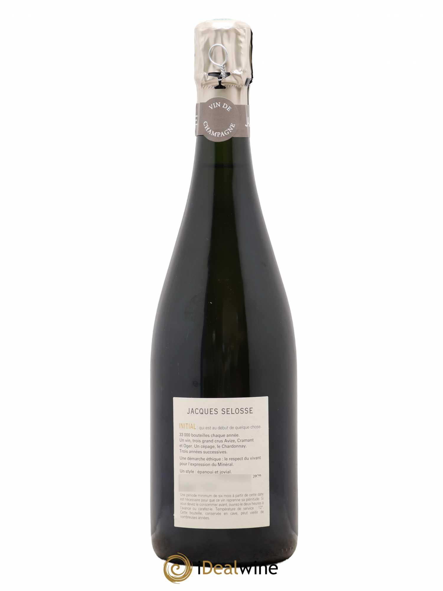 Initial Brut Jacques Selosse - Lot de 1 bouteille - 1