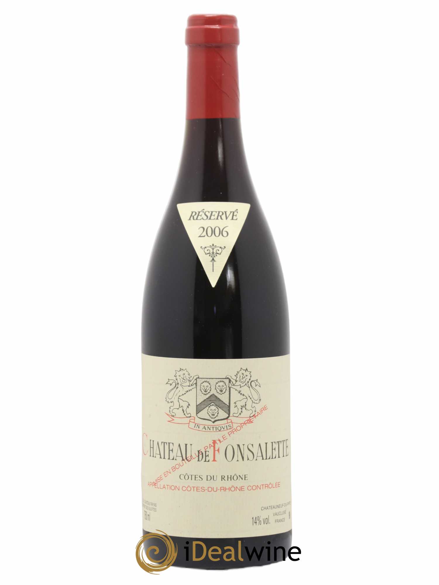 Côtes-du-Rhône Château de Fonsalette Emmanuel Reynaud 2006 - Lot de 1 bouteille - 0