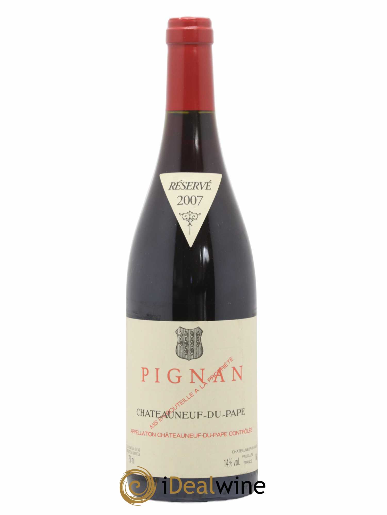 Châteauneuf-du-Pape Domaine de Pignan 2007 - Lot de 1 bouteille - 0