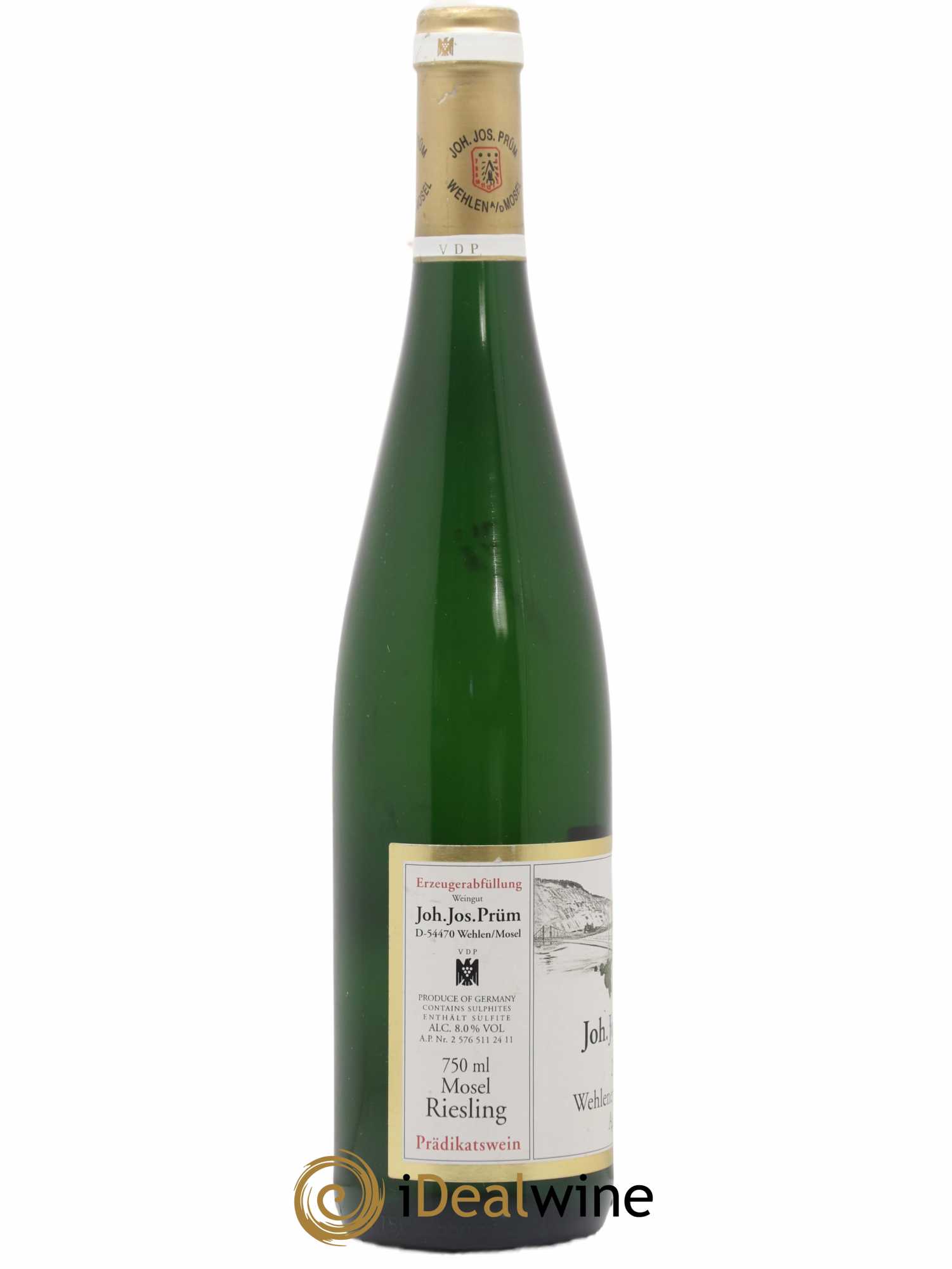 Riesling Joh. Jos. Prum Wehlener Sonnenuhr Auslese Gold Capsule 2010 - Lot de 1 bouteille - 1