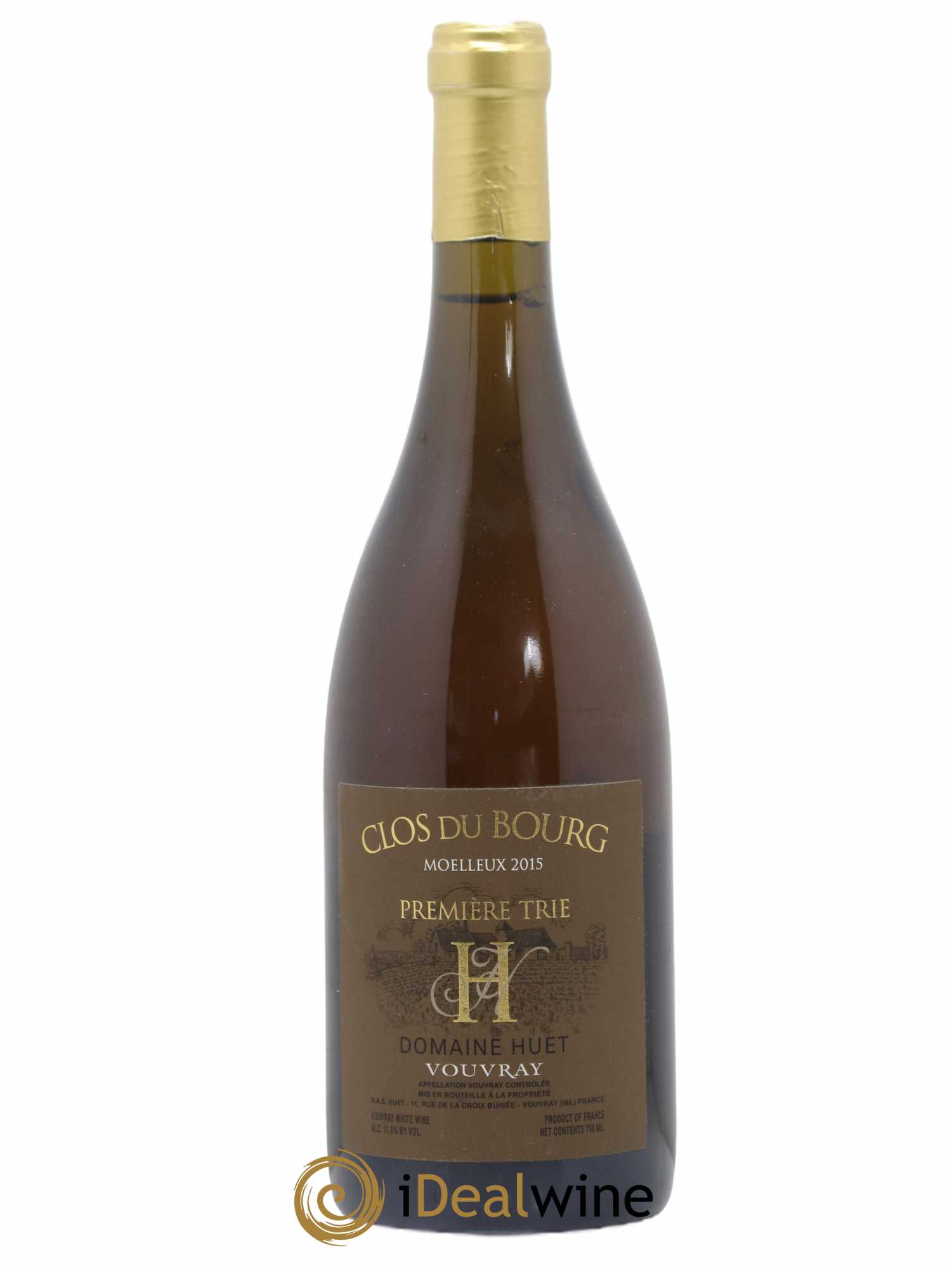 Vouvray Clos du Bourg Moelleux 1ère trie Domaine Huet 2015 - Lotto di 1 bottiglia - 0