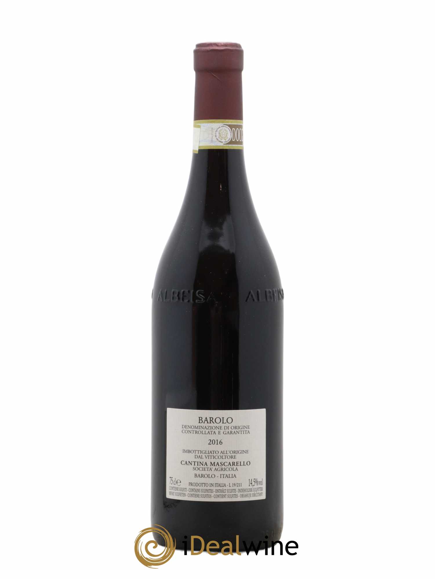 Barolo DOCG Bartolo Mascarello 2016 - Lot de 1 bouteille - 1