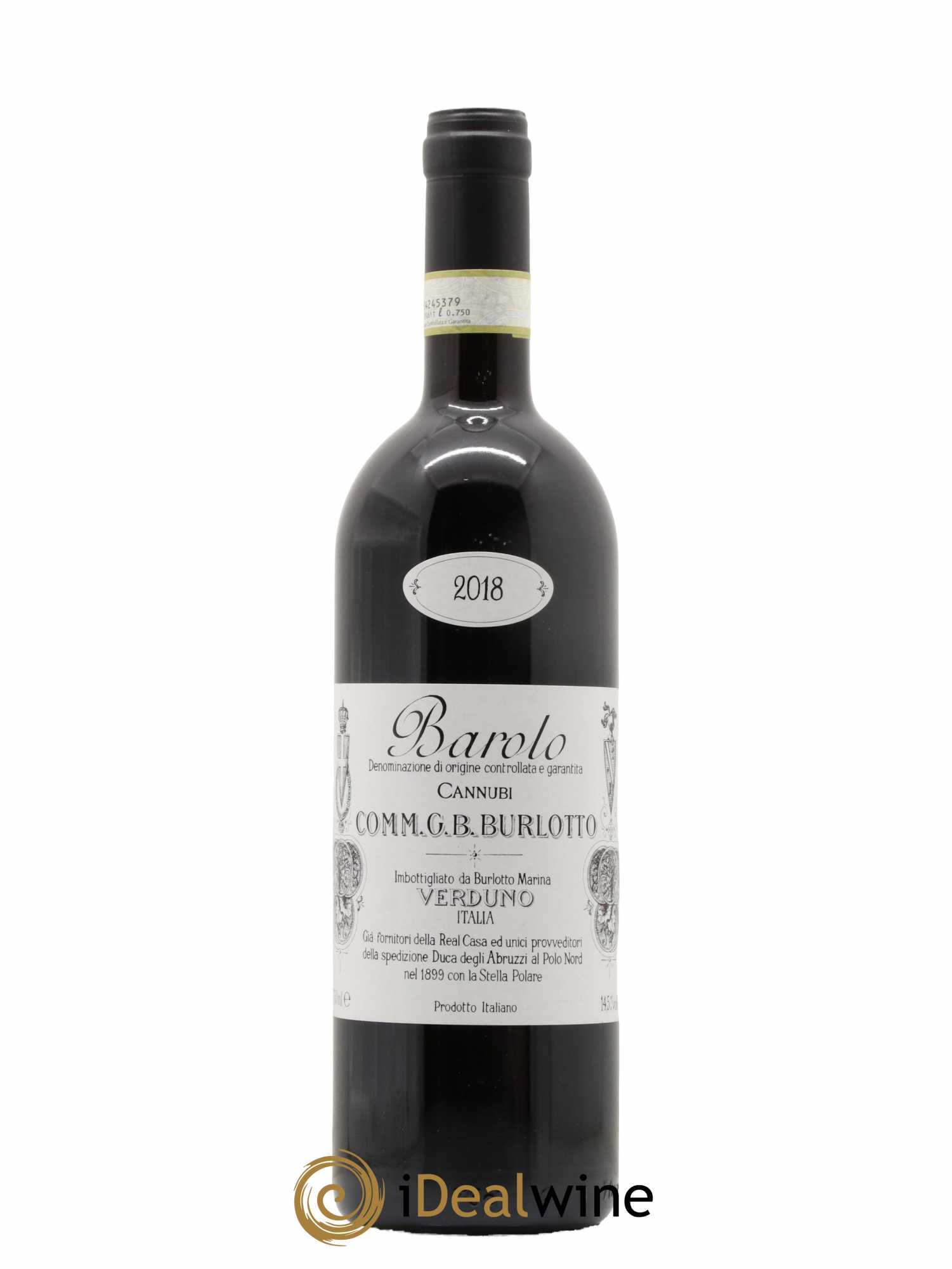 Barolo DOCG Cannubi Comm. Giovan Battista Burlotto 2018 - Lot de 1 bouteille - 0