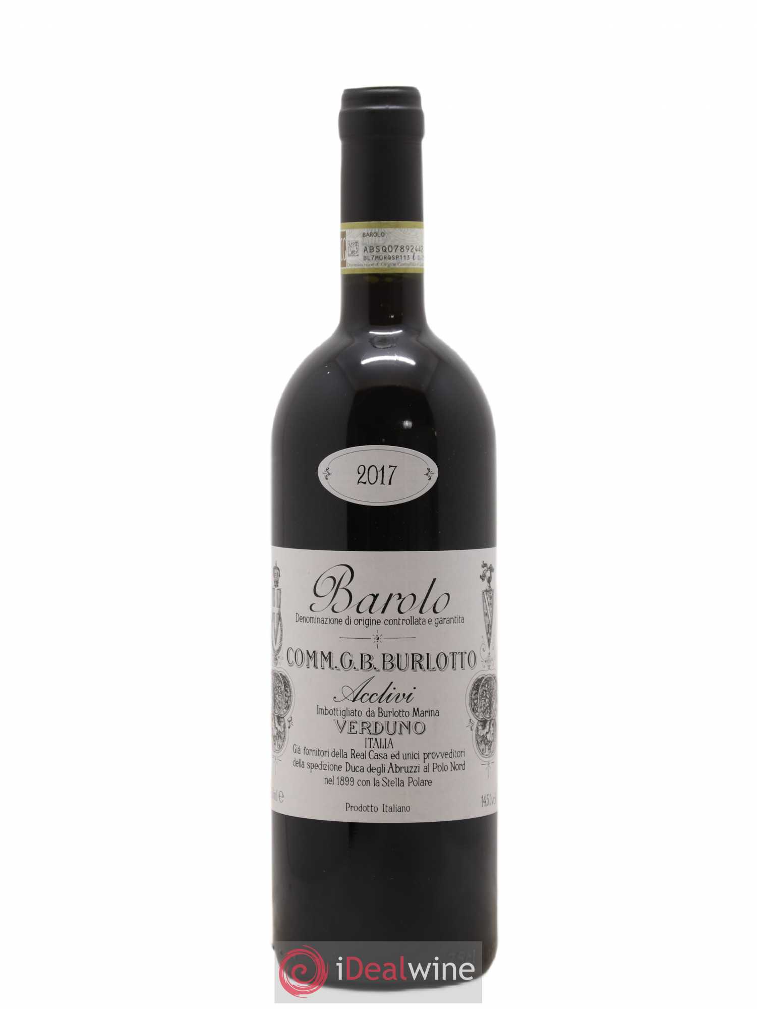 Barolo DOCG Acclivi Comm. Giovan Battista Burlotto 2017 - Lot de 1 bouteille - 0