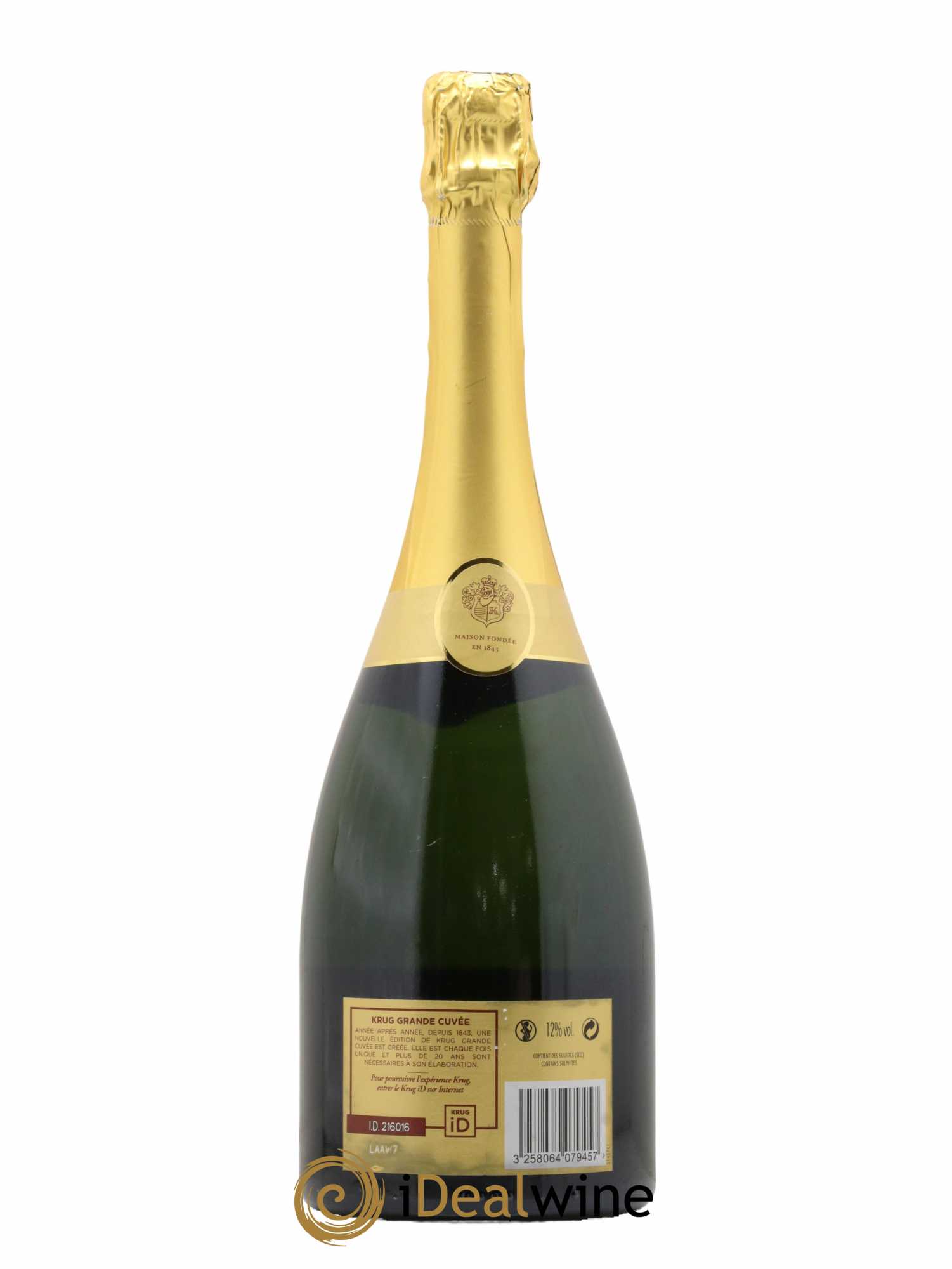 Grande Cuvée - 164ème édition Krug - Lot de 1 bouteille - 1