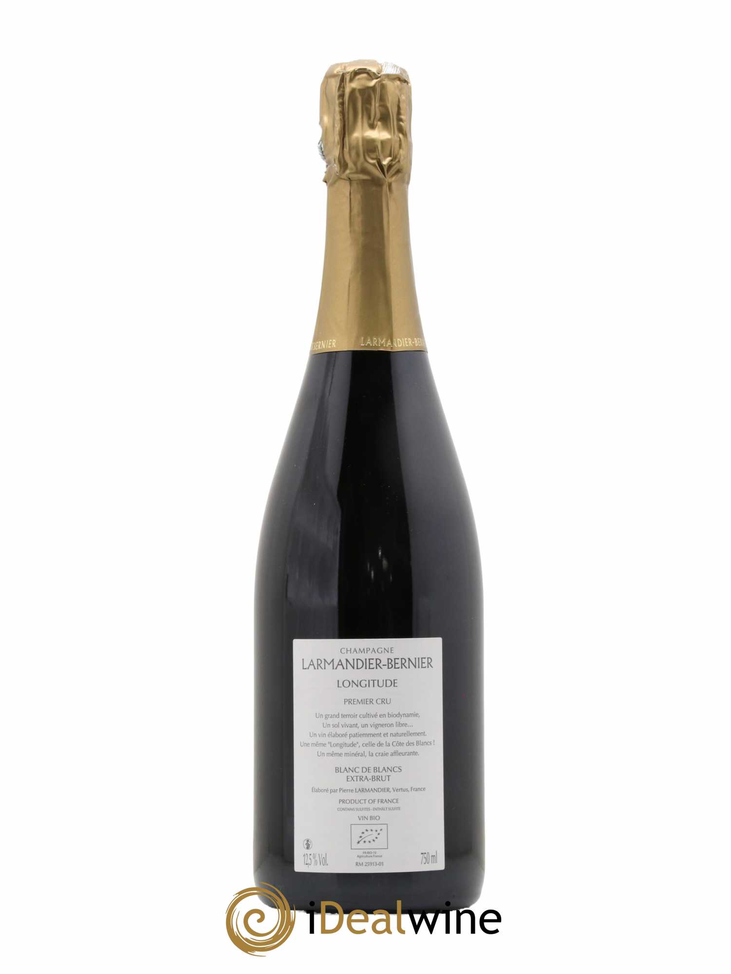 Longitude Blanc de Blancs 1er Cru Extra-Brut Larmandier-Bernier - Lot of 1 bottle - 1