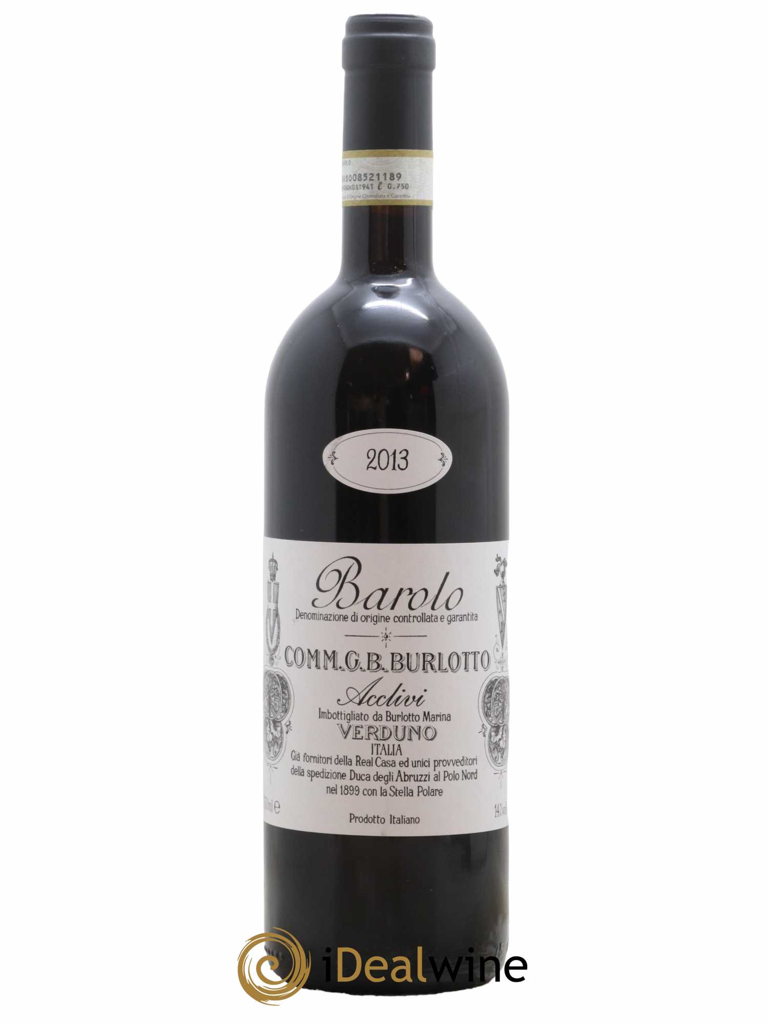 Barolo DOCG Acclivi Comm. Giovan Battista Burlotto 2013 - Lot de 1 bouteille - 0