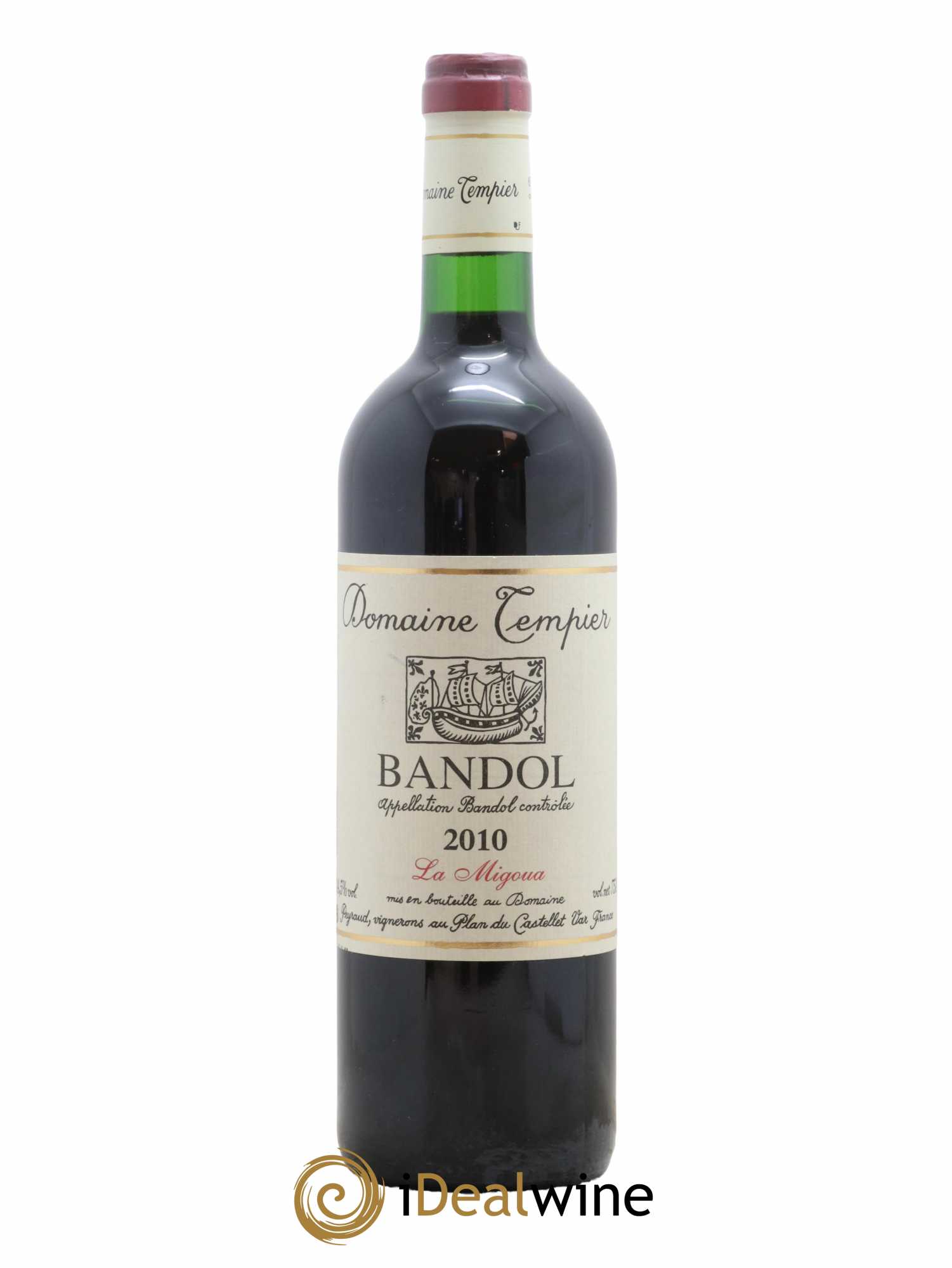 Bandol Domaine Tempier Cuvée La Migoua Famille Peyraud 2010 - Lot de 1 bouteille - 0