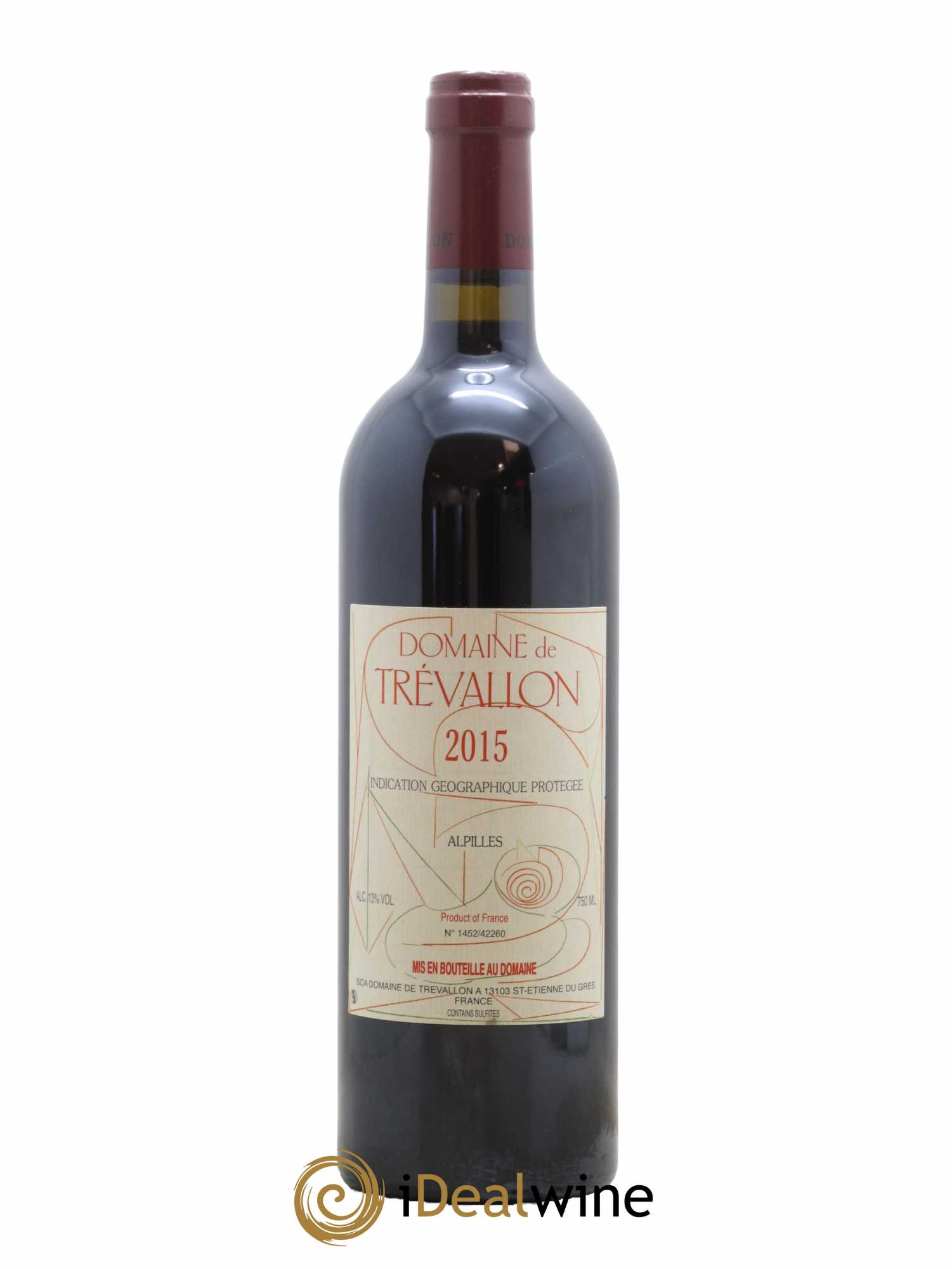 Alpilles Trévallon (Domaine de) Eloi Dürrbach 2015 - Lot de 1 bouteille - 0