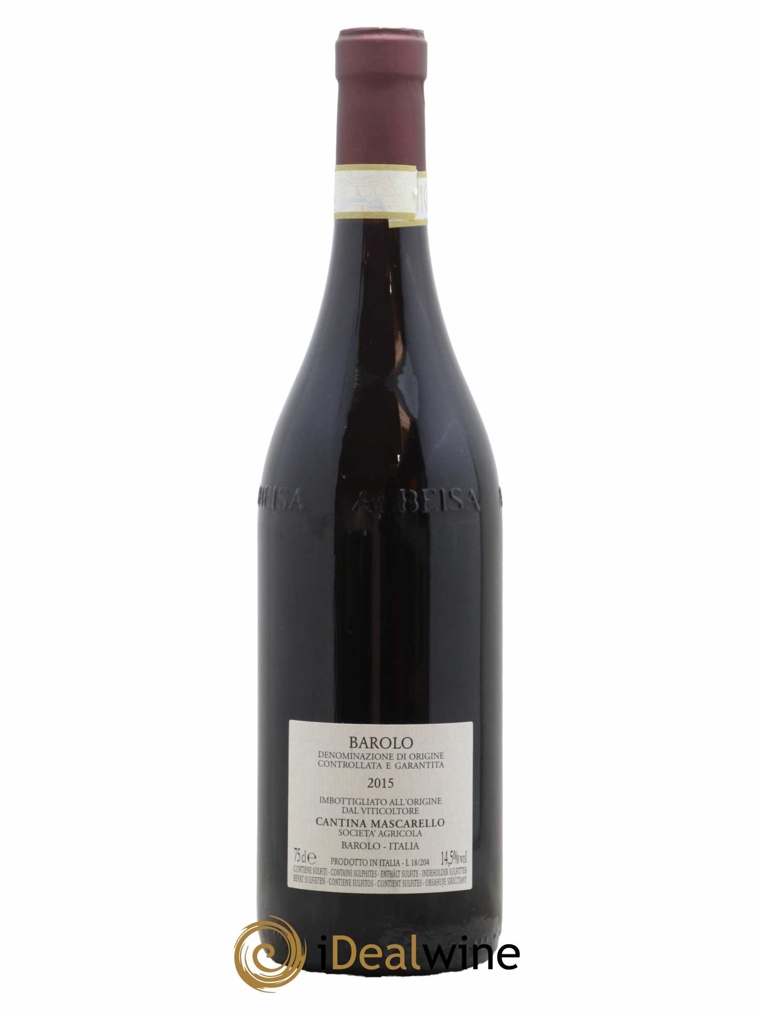 Barolo DOCG Bartolo Mascarello 2015 - Lot de 1 bouteille - 1