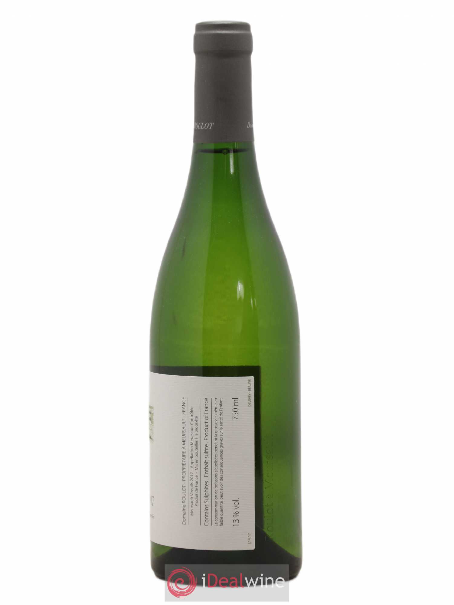 Meursault Les Vireuils Roulot (Domaine) 2017 - Lot de 1 bouteille - 1