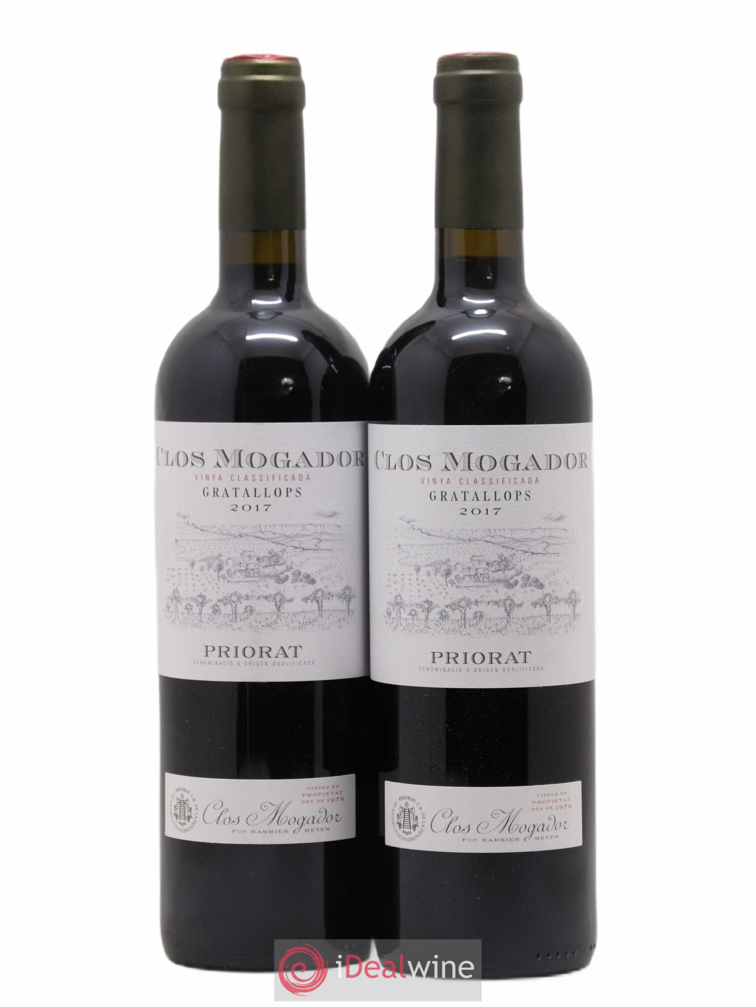Priorat DOCA Gratallops Clos Mogador 2017 - Lot de 2 bouteilles - 0