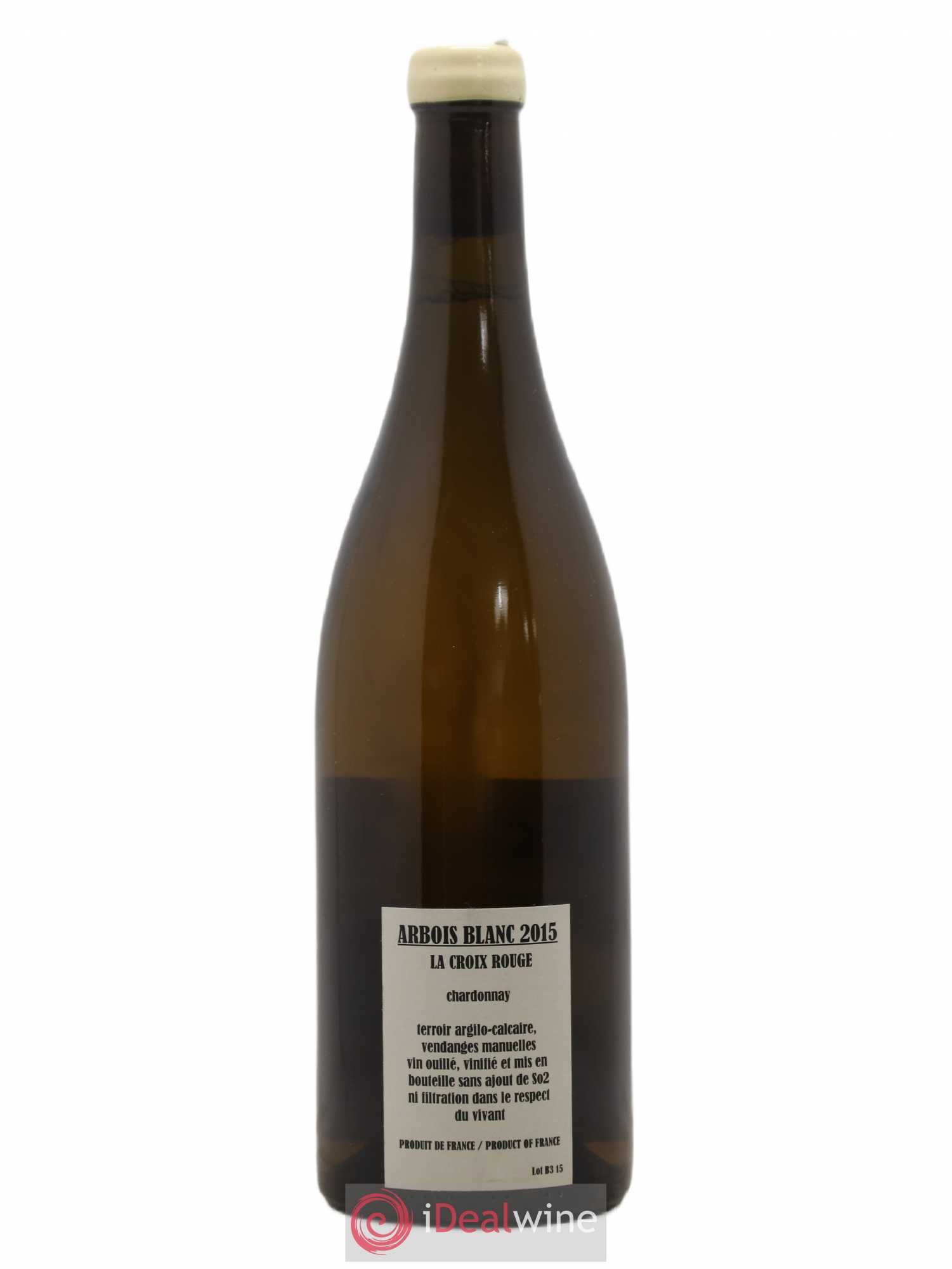 Arbois Chardonnay La Croix Rouge Adeline Houillon & Renaud Bruyère 2015 - Lot de 1 bouteille - 1