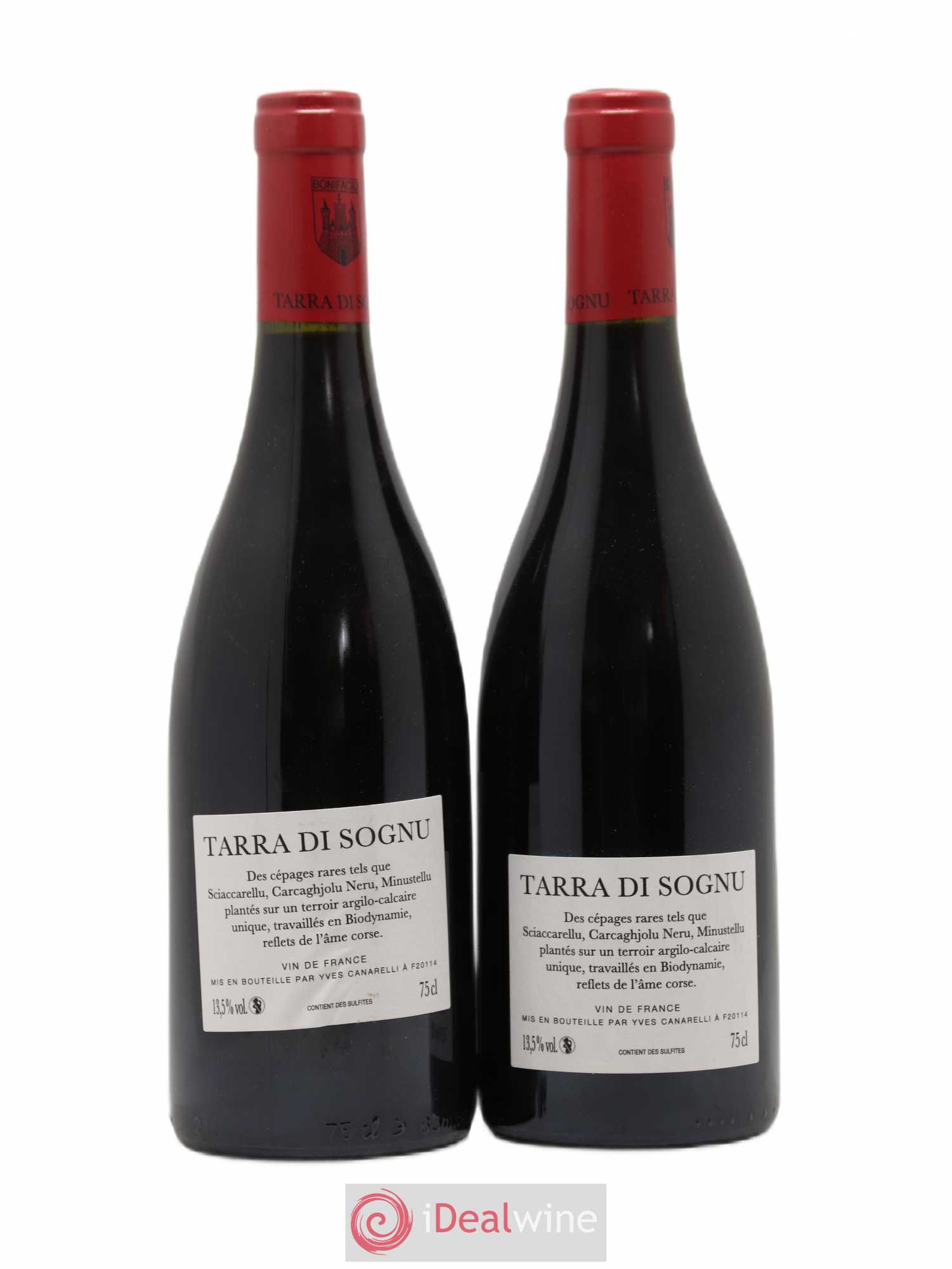 Vin de France Tarra di Sognu Clos Canarelli 2016 - Lot de 2 bouteilles - 1