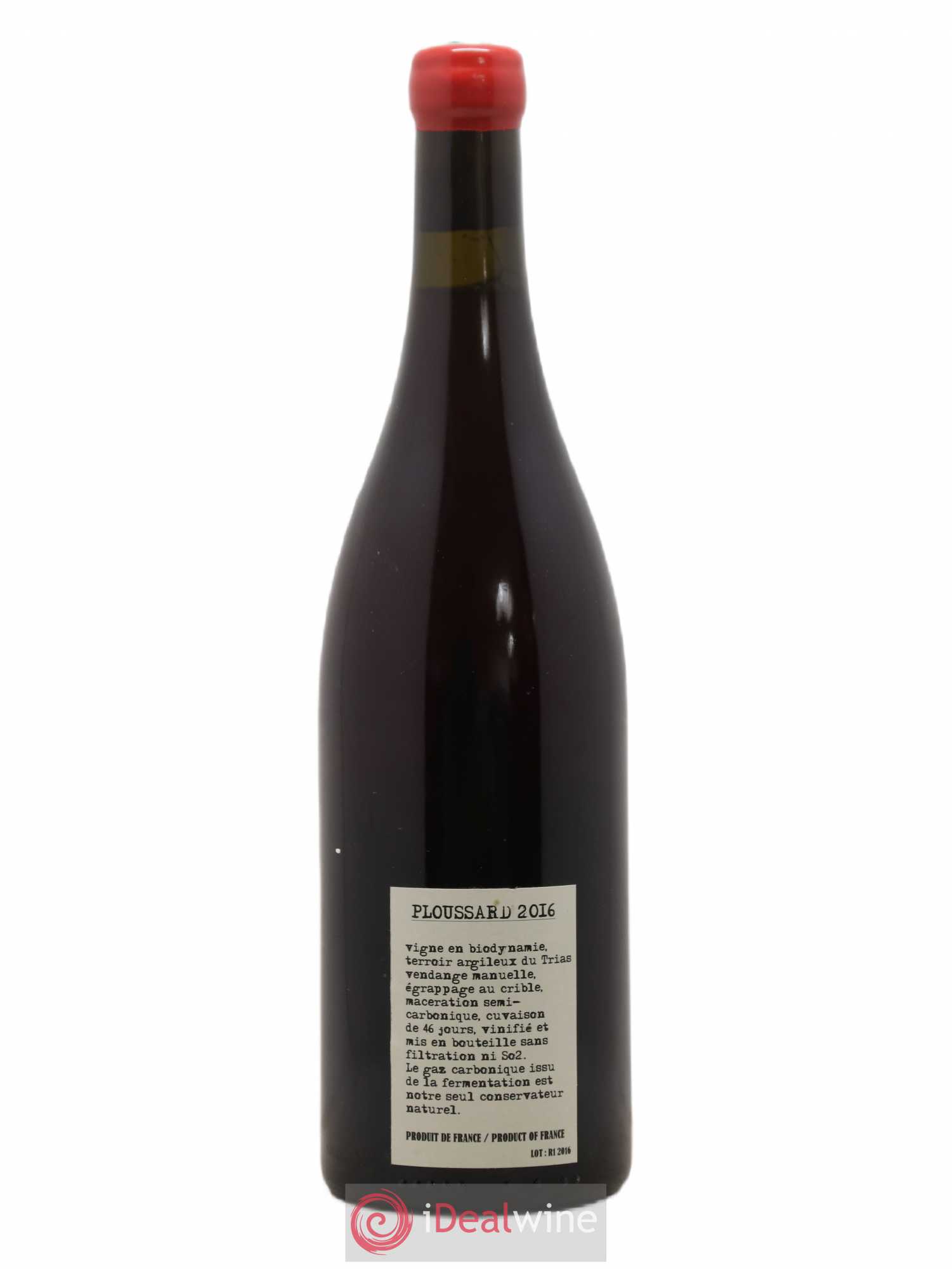 Arbois Ploussard Adeline Houillon & Renaud Bruyère 2016 - Lot de 1 bouteille - 1