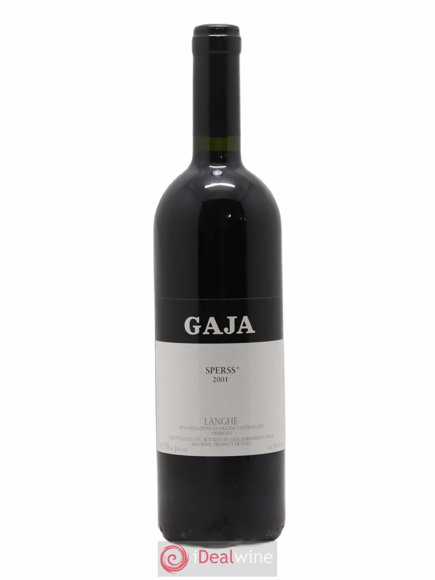 Langhe Sperss Angelo Gaja 2001 - Lot de 1 bouteille - 0