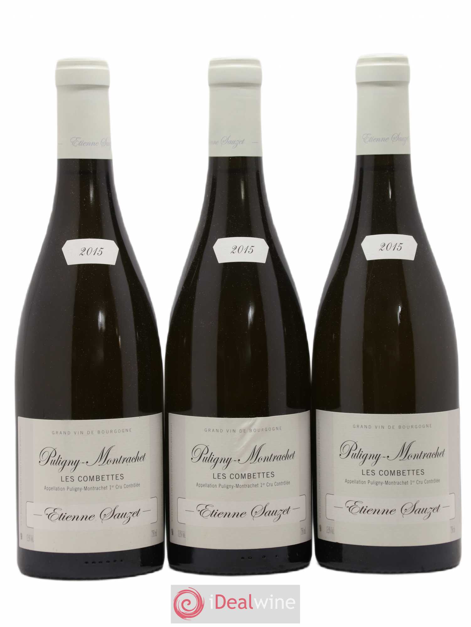 Puligny-Montrachet 1er Cru Les Combettes Etienne Sauzet 2015 - Lot de 3 bouteilles - 0
