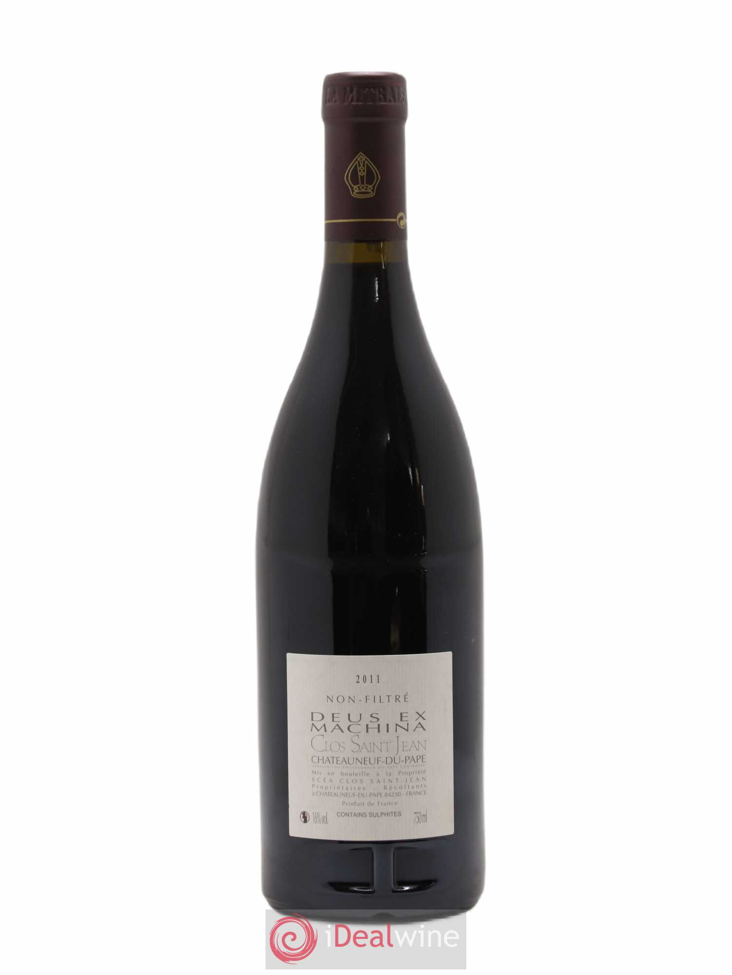 Châteauneuf-du-Pape Clos Saint-Jean Deus Ex Machina Pascal et Vincent Maurel 2011 - Lot de 1 bouteille - 1