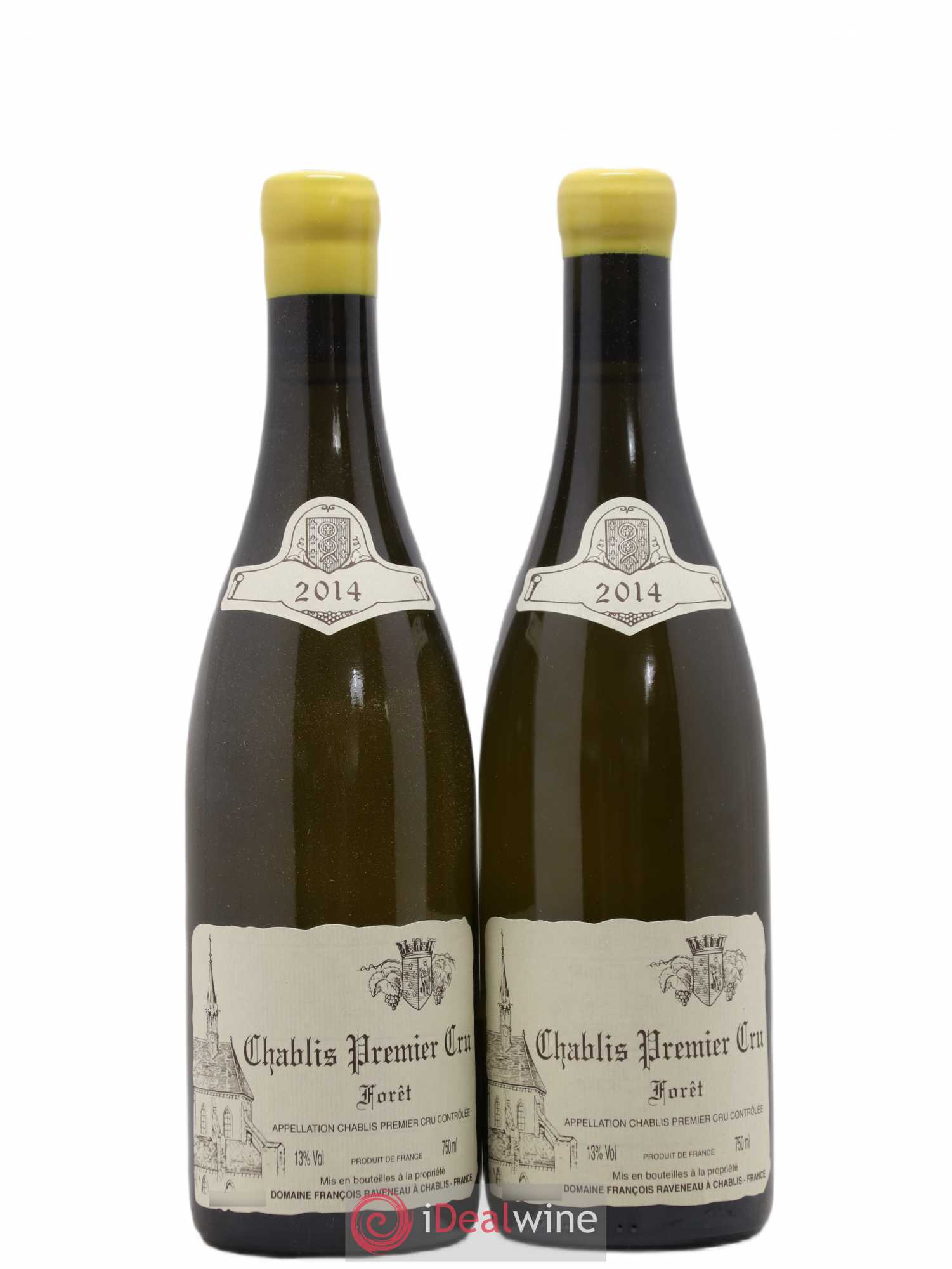 Chablis 1er Cru Forêt Raveneau (Domaine) 2014 - Lot de 2 bouteilles - 0