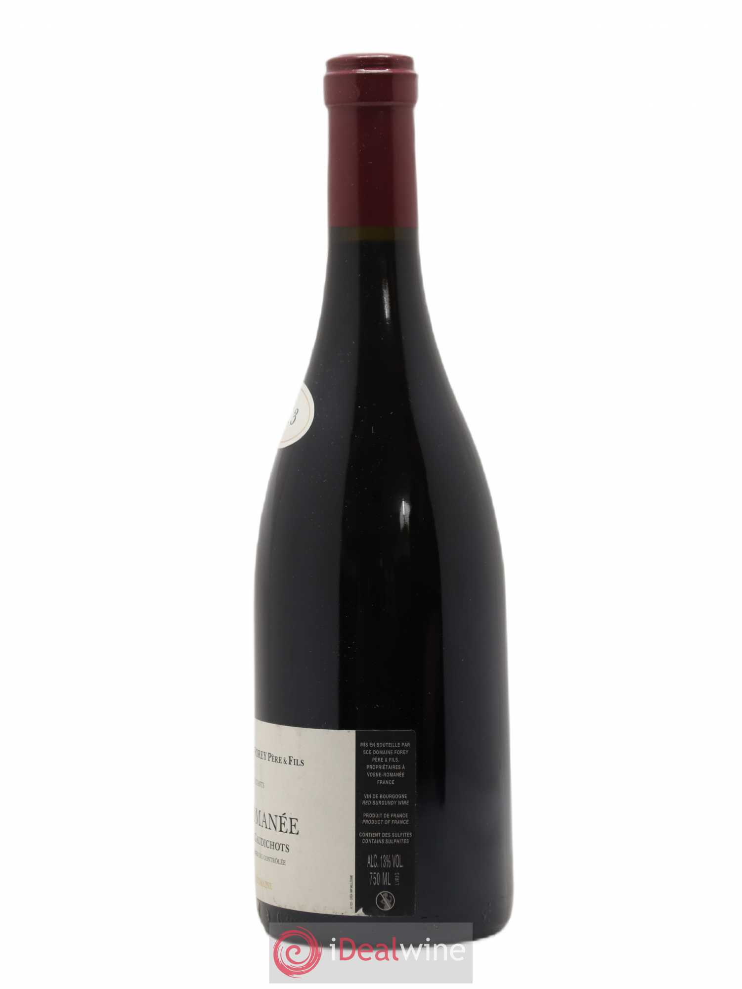 Vosne-Romanée 1er Cru Les Gaudichots Forey Père et Fils (Domaine) 2013 - Lot de 1 bouteille - 1