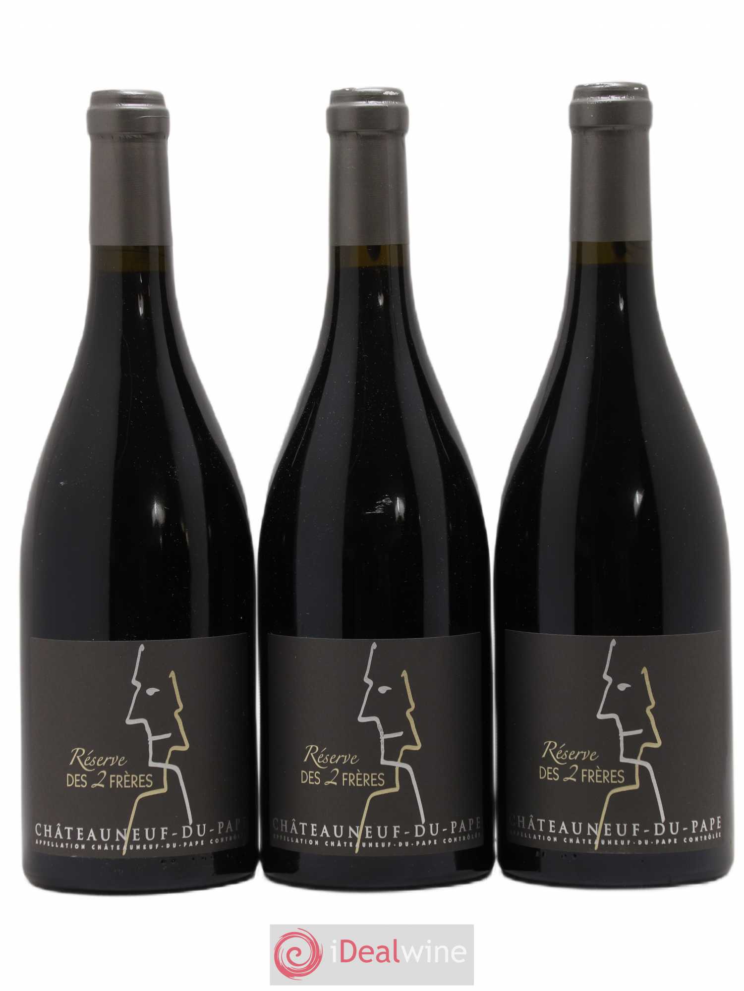 Châteauneuf-du-Pape Réserve des 2 frères Pierre Usseglio & Fils 2016 - Lot de 3 bouteilles - 0