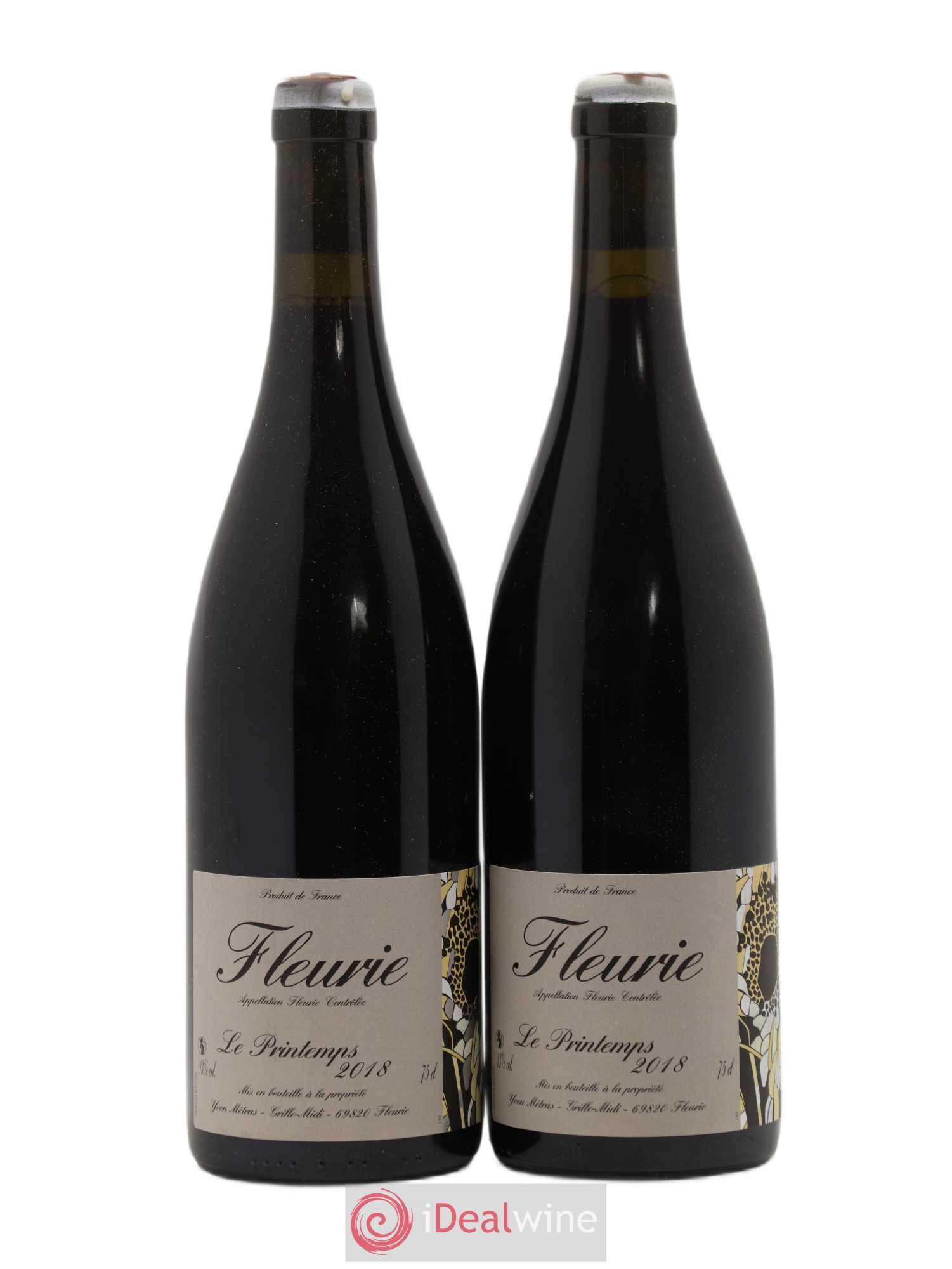 Fleurie Le Printemps Yvon Métras 2018 - Lot de 2 bouteilles - 0