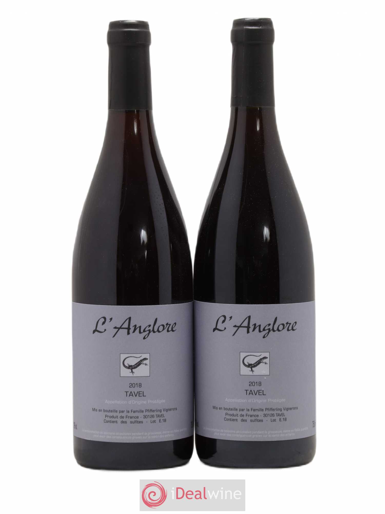 Tavel L'Anglore 2018 - Lot de 2 bouteilles - 0
