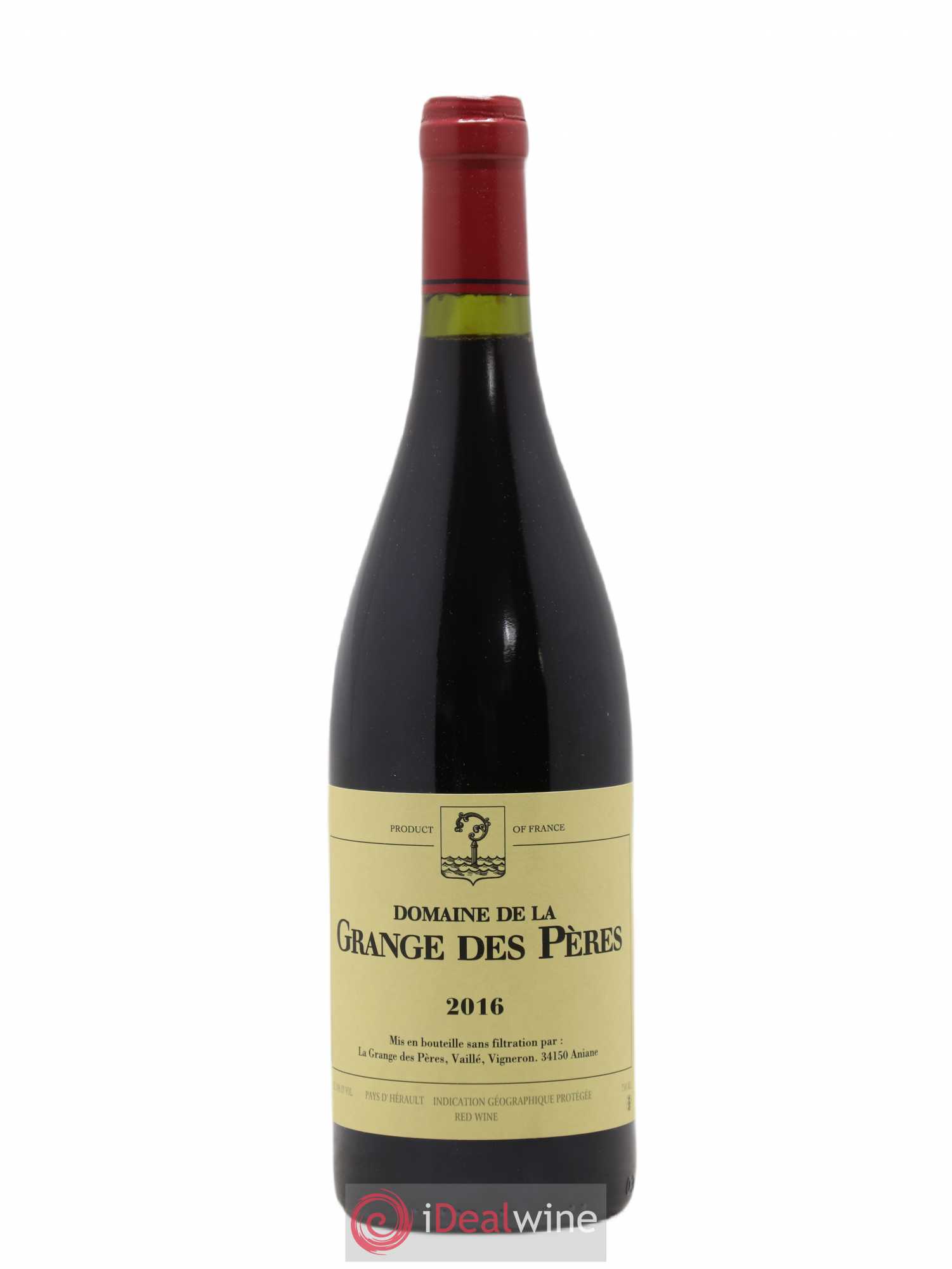 Pays d'Hérault Grange des Pères Laurent Vaillé 2016 - Lot de 1 bouteille - 0