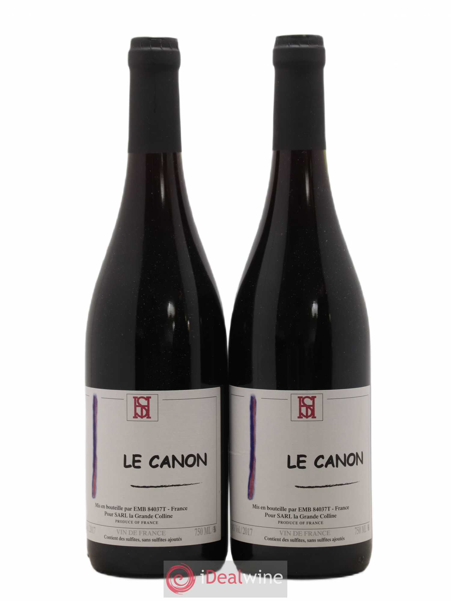 Vin de France Le Canon Hirotake Ooka - Domaine La Grande Colline 2017 - Lot de 2 bouteilles - 0