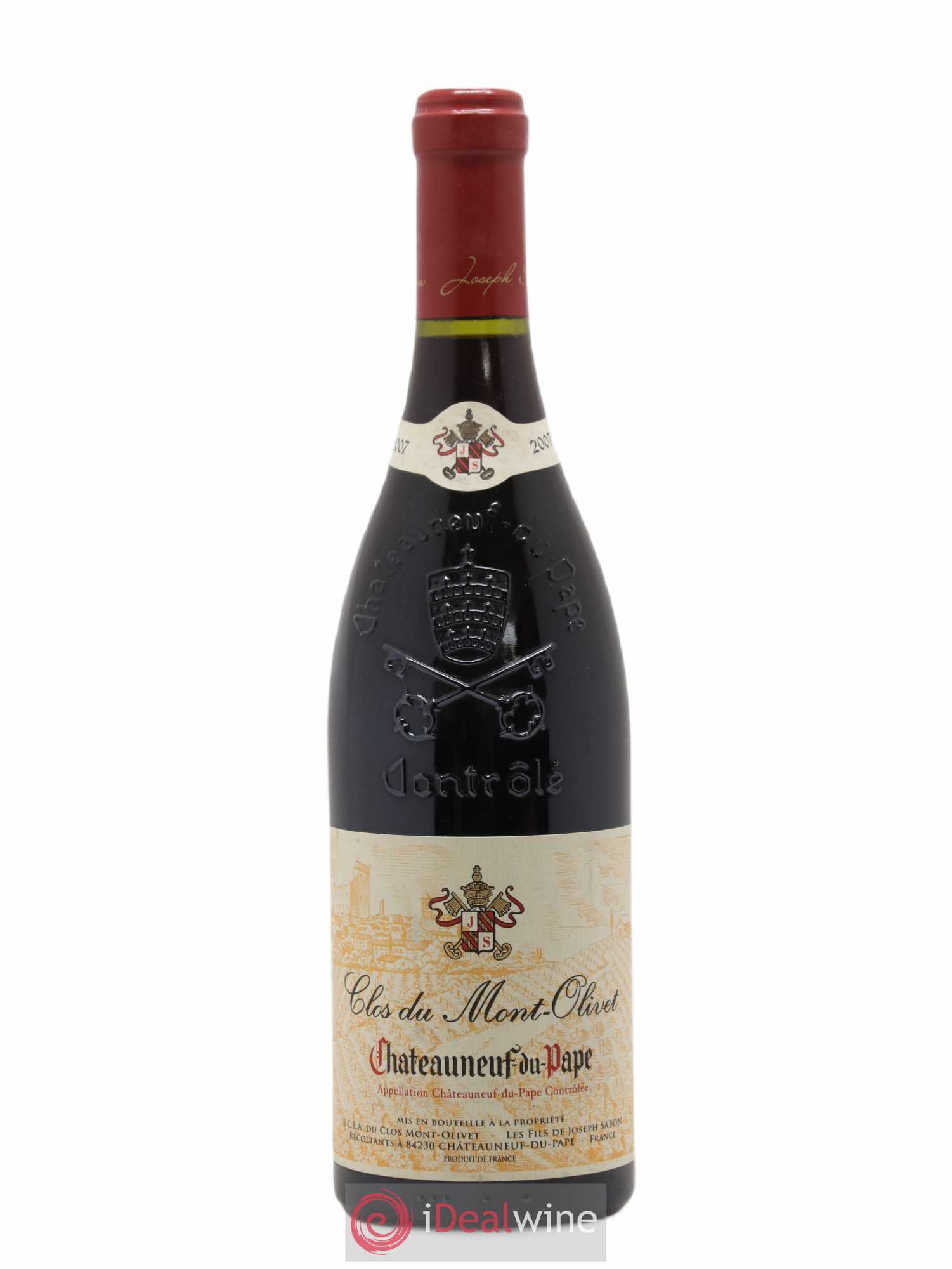Châteauneuf-du-Pape Clos du Mont-Olivet 2007 - Lot de 1 bouteille - 0
