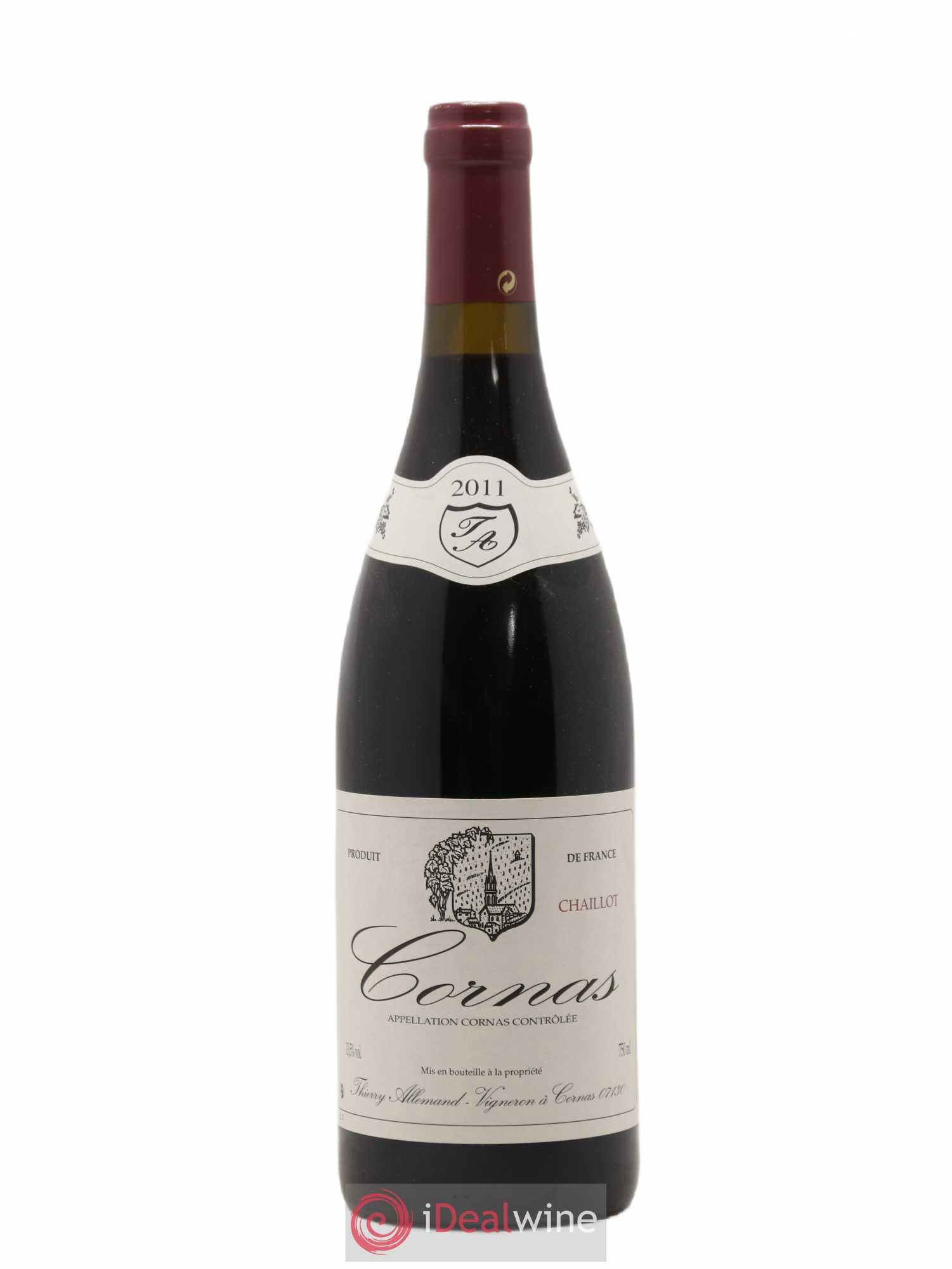 Cornas Chaillot Thierry Allemand 2011 - Lot de 1 bouteille - 0
