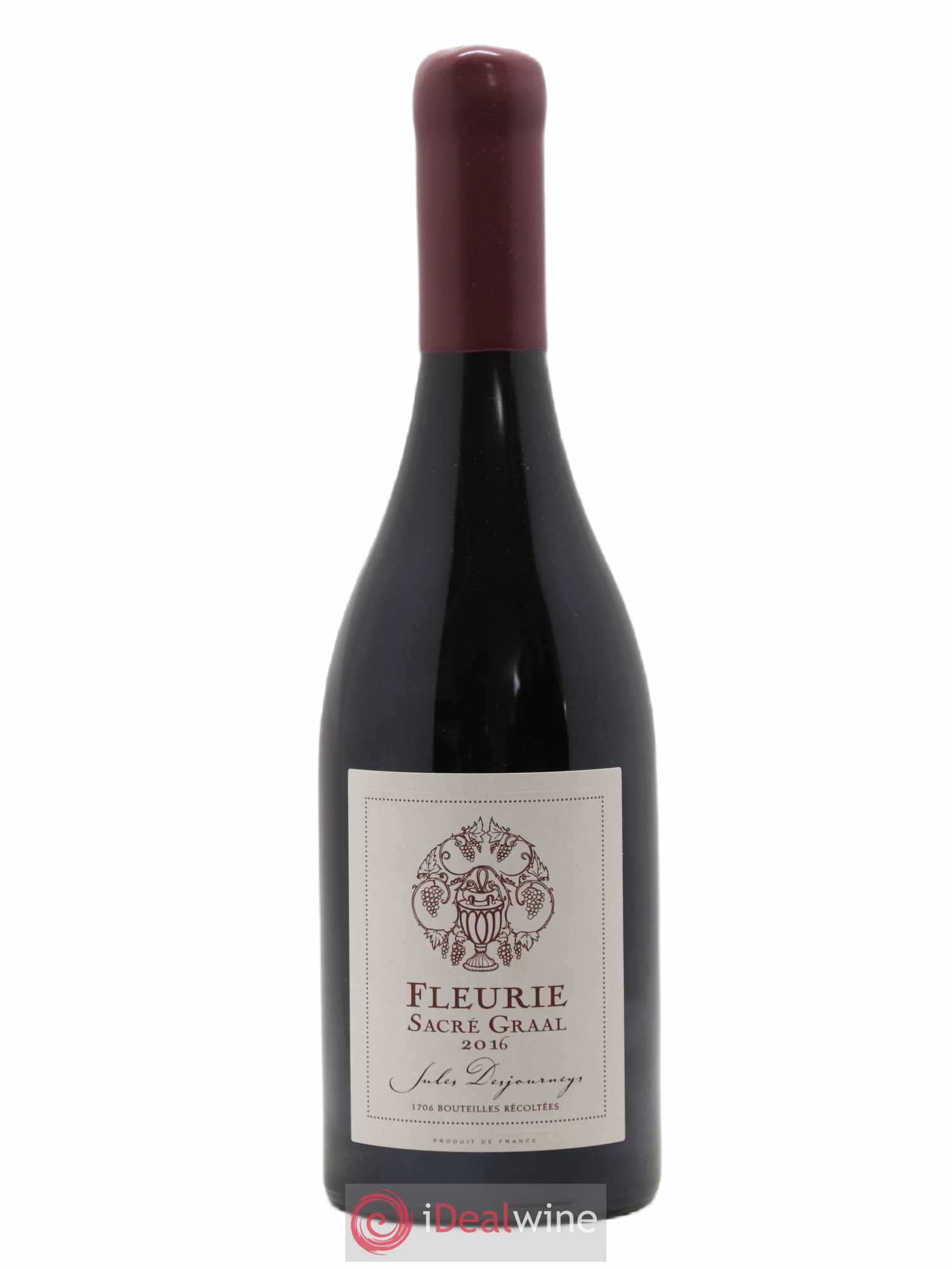 Fleurie Sacré Graal Jules Desjourneys 2016 - Lot de 1 bouteille - 0