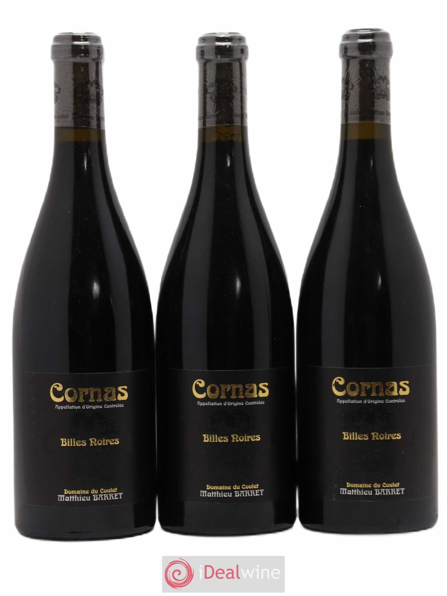 Cornas Billes Noires Coulet (Domaine du) - Matthieu Barret 2011 - Lot de 3 bouteilles - 0
