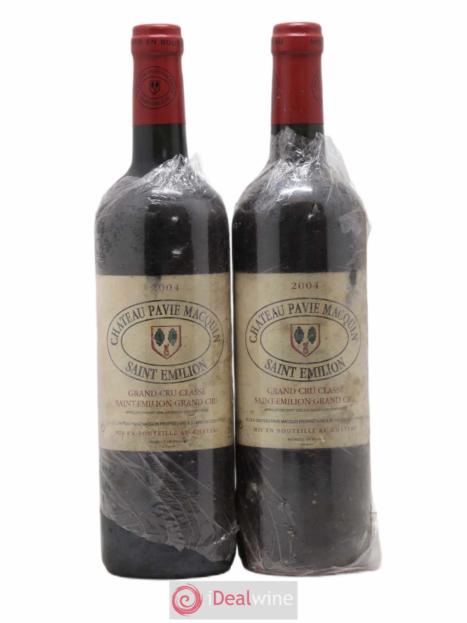 Château Pavie Macquin 1er Grand Cru Classé B 2004 - Lot de 2 bouteilles - 0