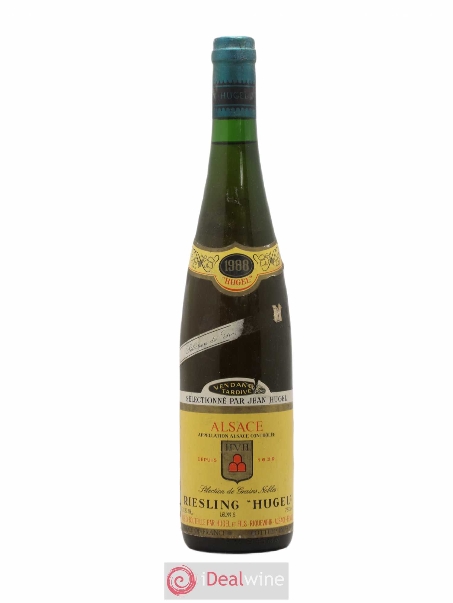 Riesling Sélection de Grains Nobles Hugel (Domaine) 1988 - Posten von 1 Flasche - 0