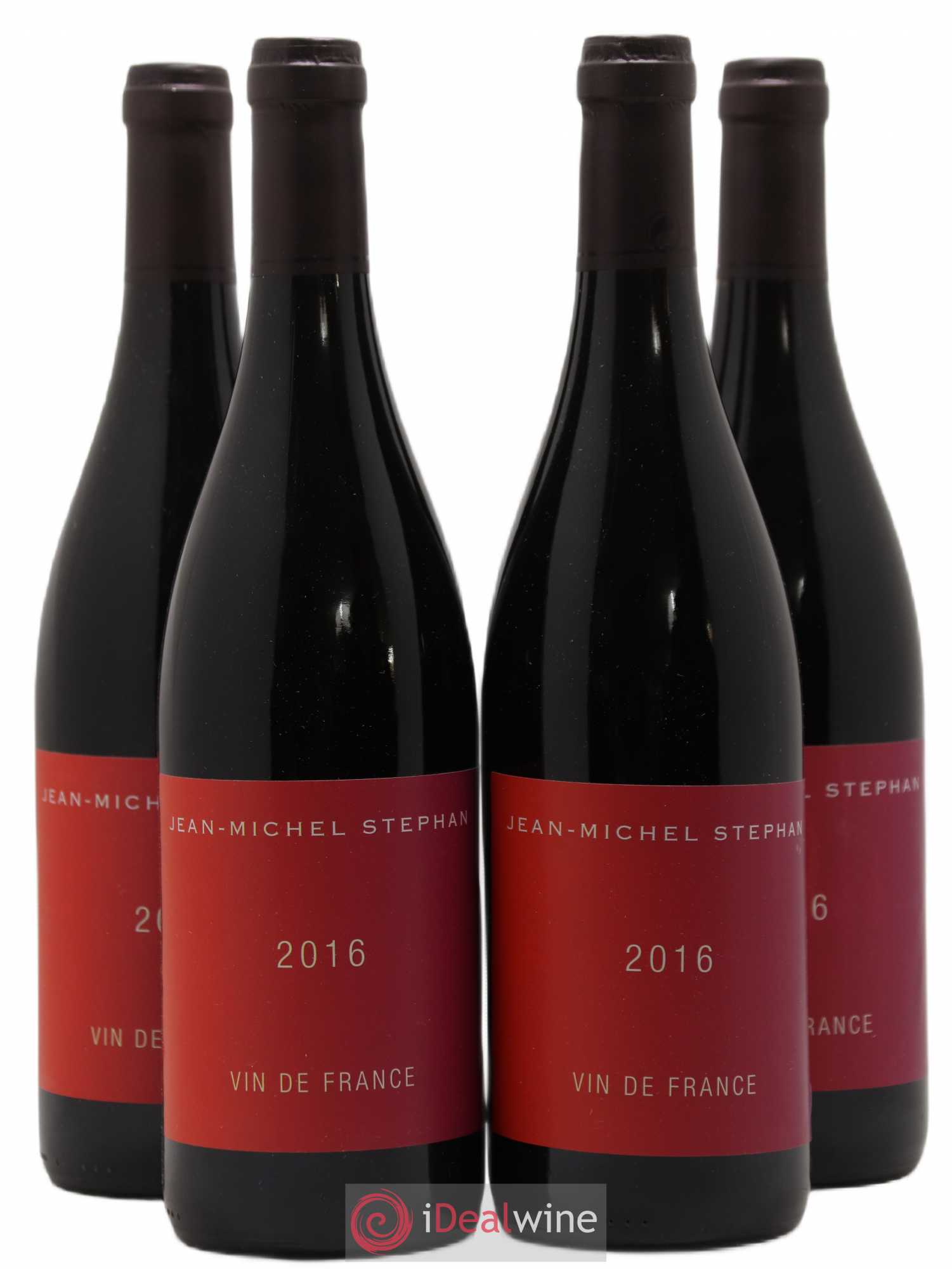 Vin de France Syrah Jean-Michel Stephan 2016 - Lot de 4 bouteilles - 0