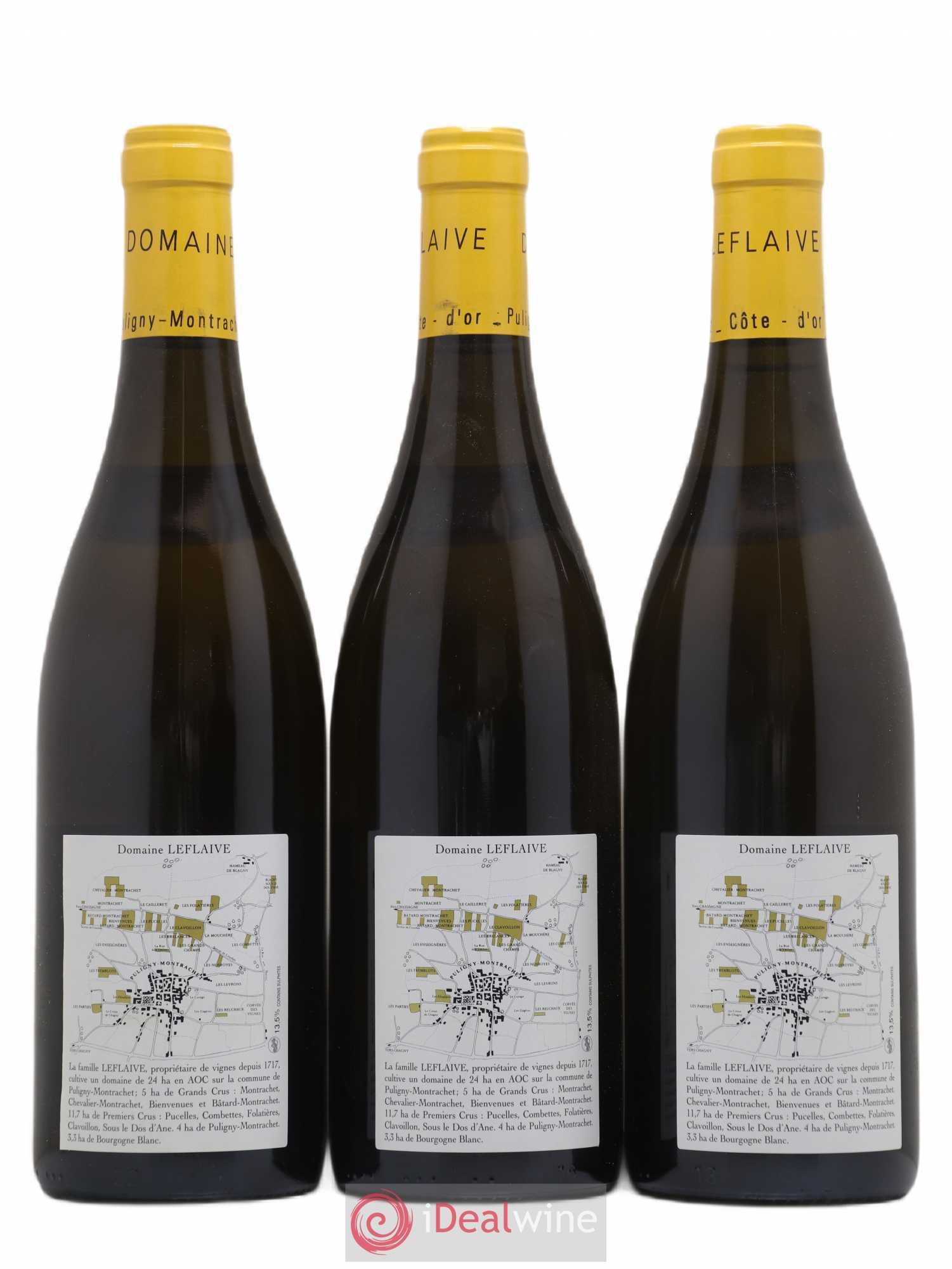 Puligny-Montrachet 1er Cru Clavoillon Leflaive (Domaine) 2009 - Lot de 3 bouteilles - 1