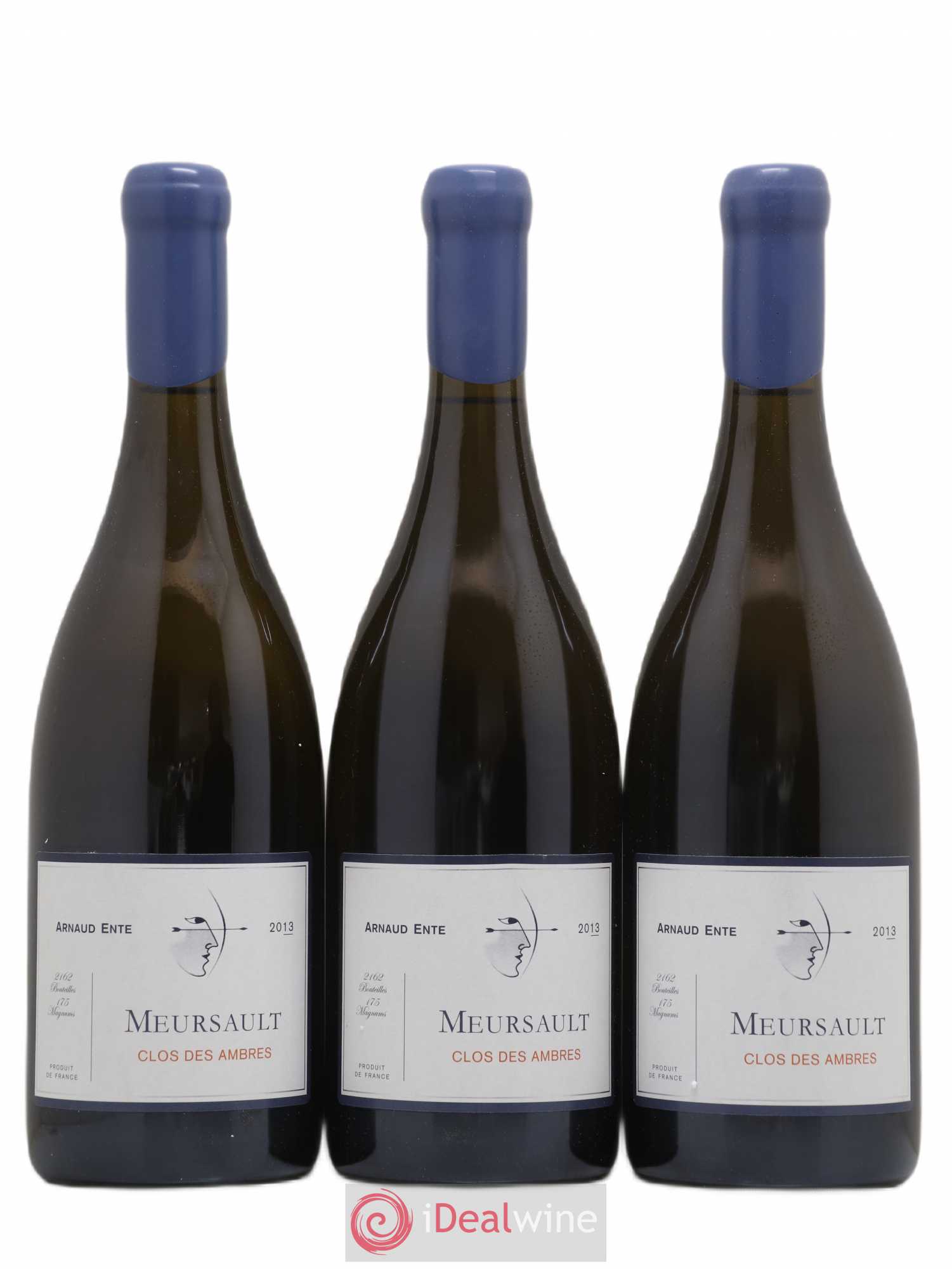 Meursault Clos des Ambres Arnaud Ente 2013 - Lot de 3 bouteilles - 0