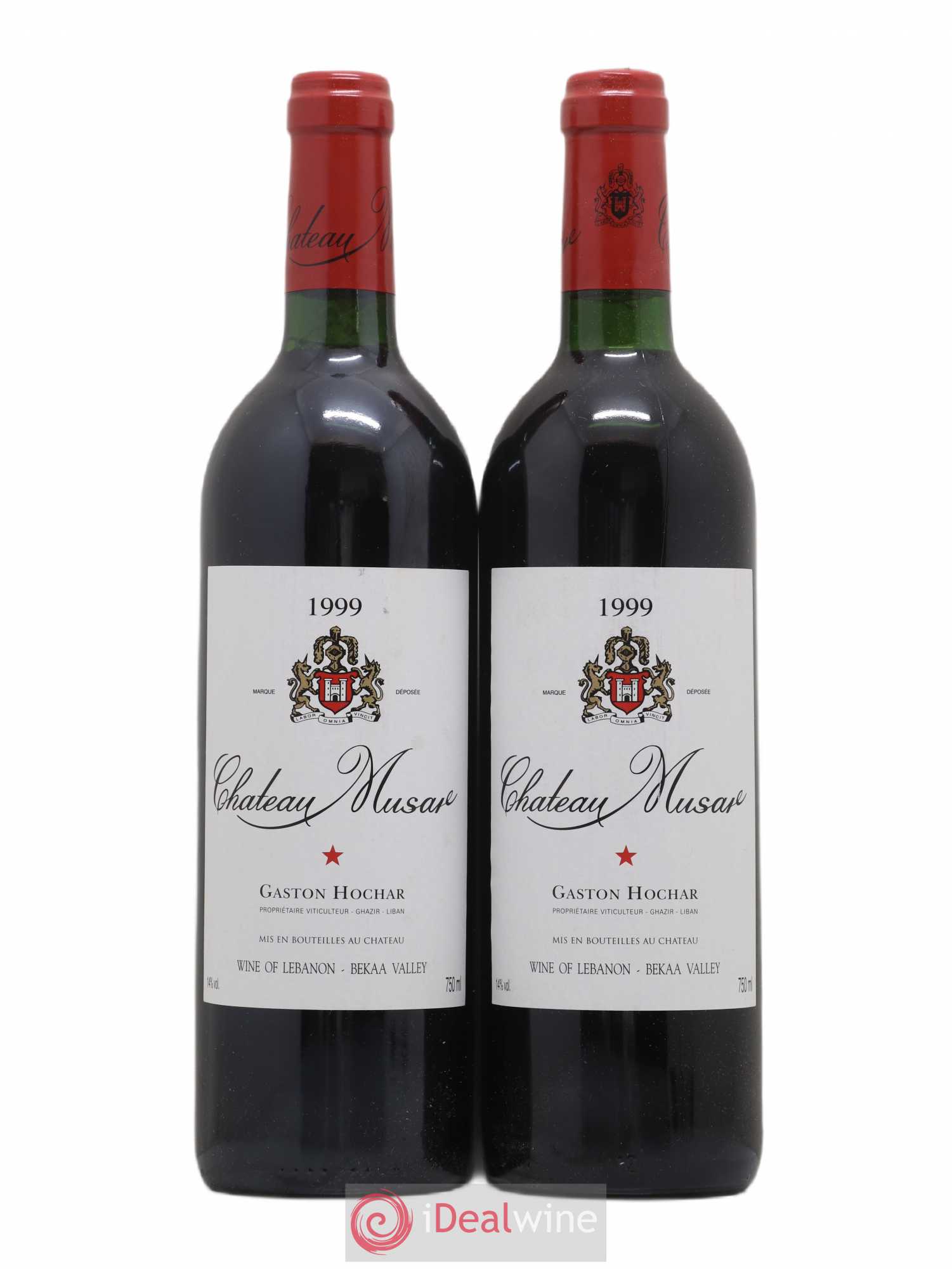 Château Musar Serge Hochar 1999 - Lot de 2 bouteilles - 0