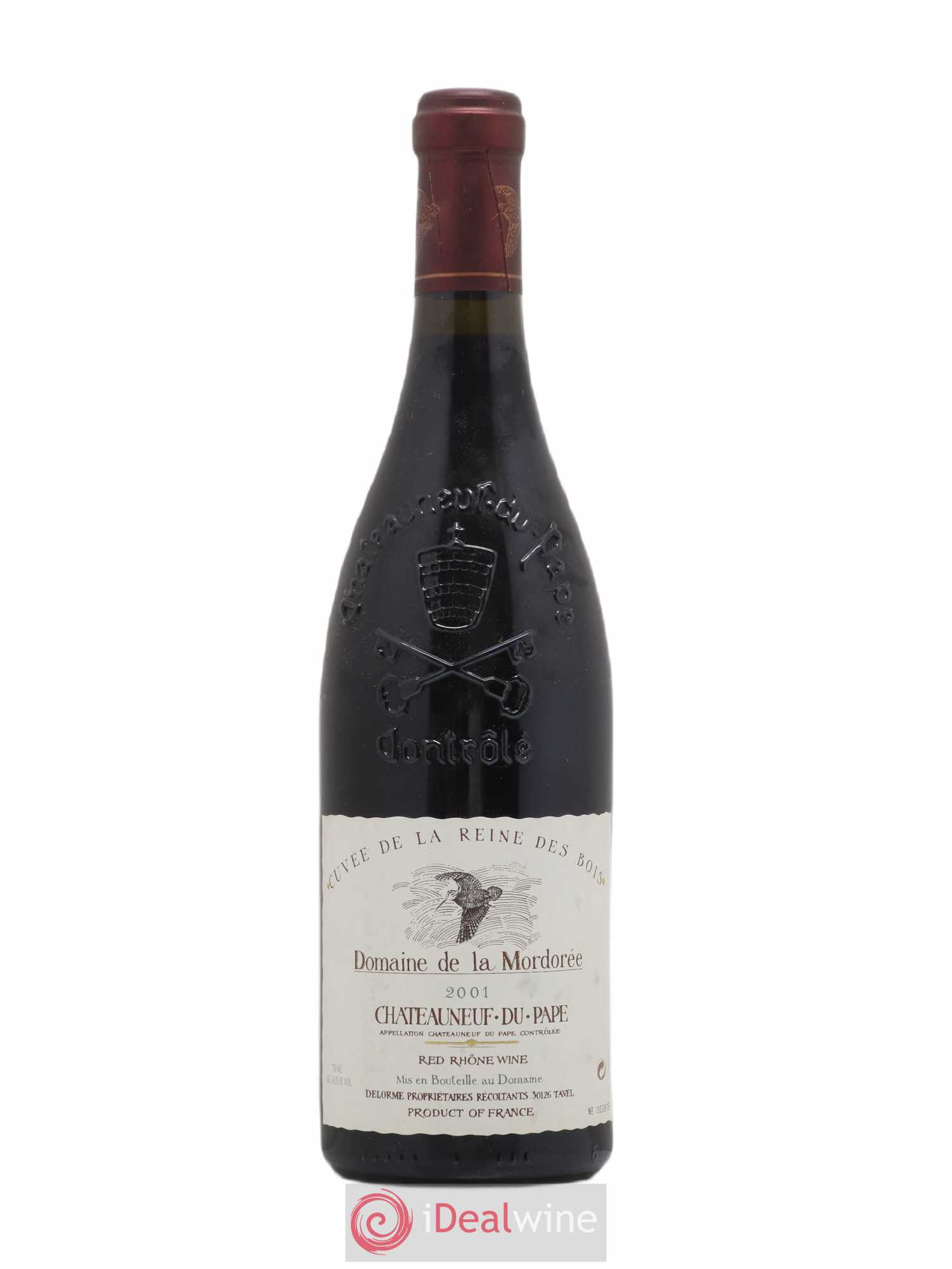 Châteauneuf-du-Pape Domaine de La Mordorée (Domaine de) 2001 - Lot de 1 bouteille - 0