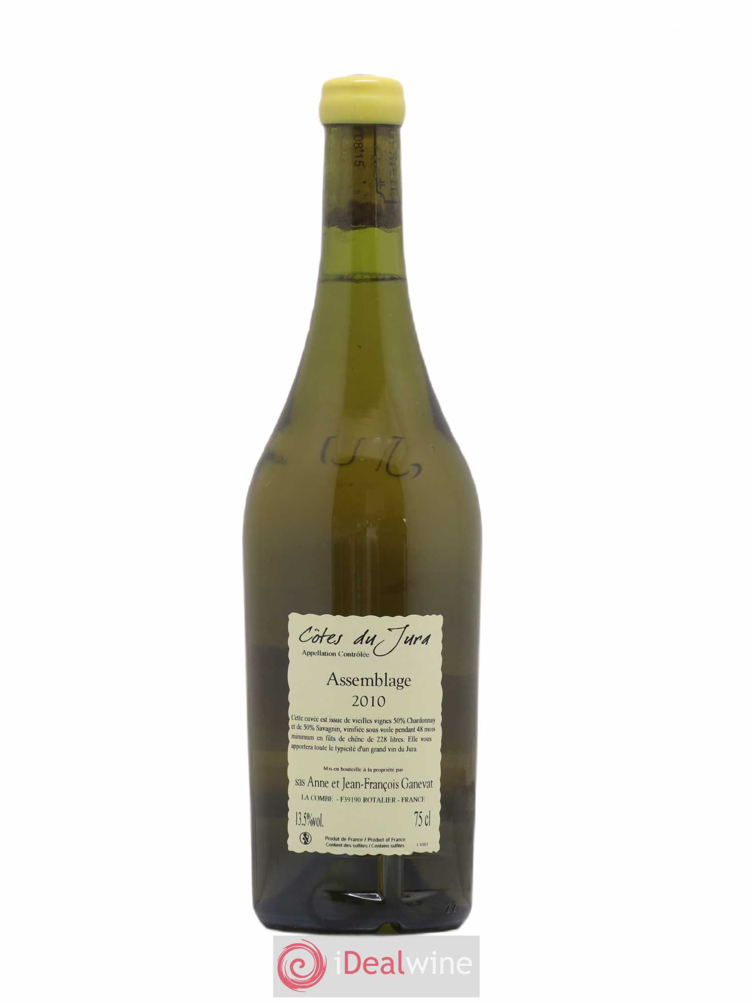 Côtes du Jura Cuvée de Garde Jean-François Ganevat (Domaine) 2010 - Lot de 1 bouteille - 1