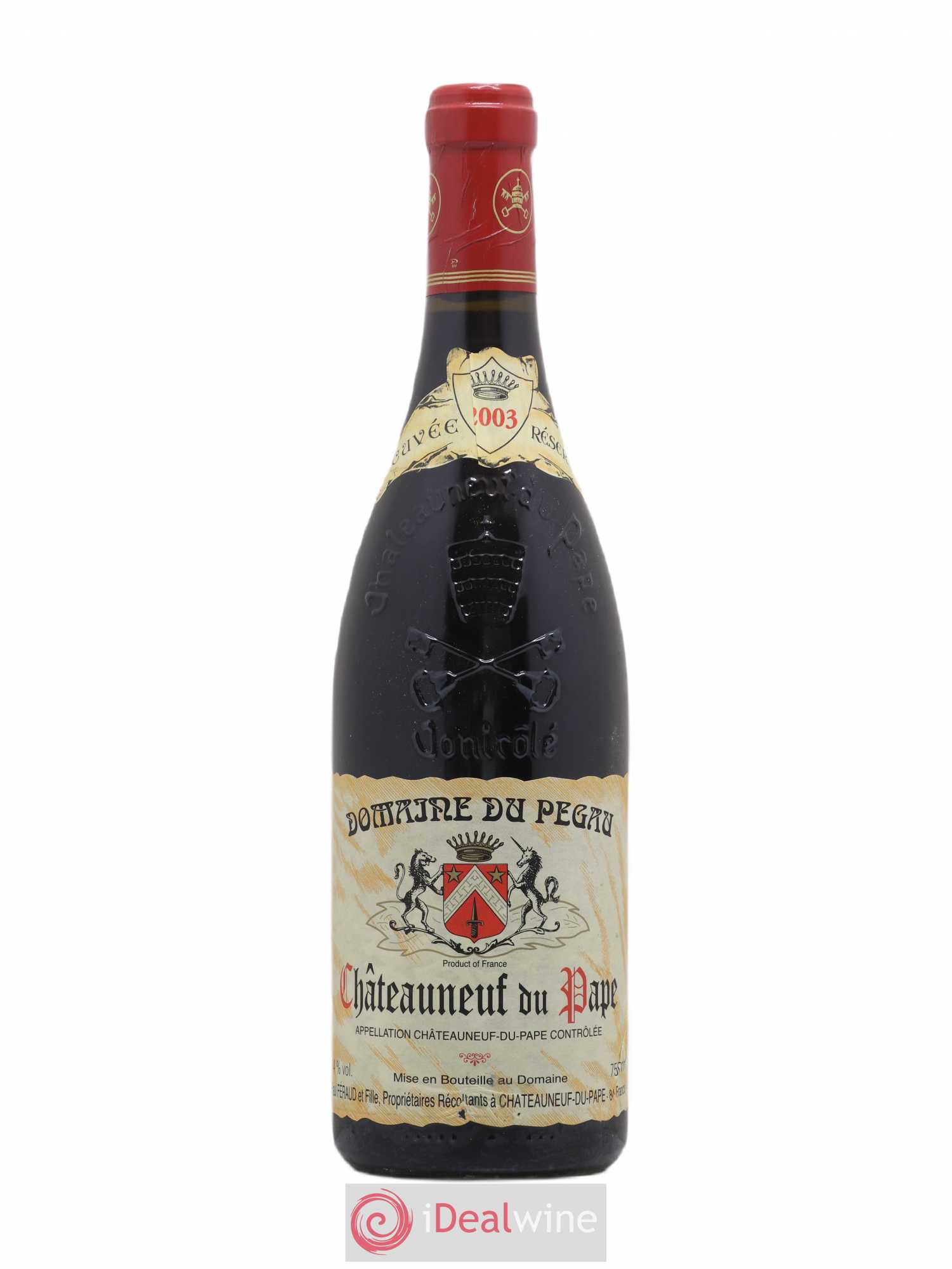 Châteauneuf-du-Pape Domaine du Pégau Cuvée Réservée Paul et Laurence Féraud 2003 - Lot de 1 bouteille - 0