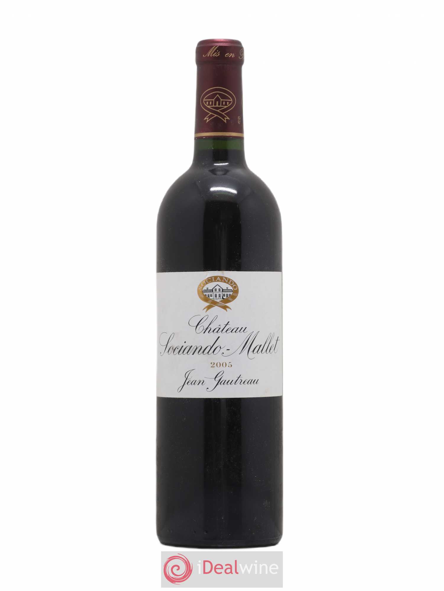 Château Sociando Mallet 2005 - Lot de 1 bouteille - 0